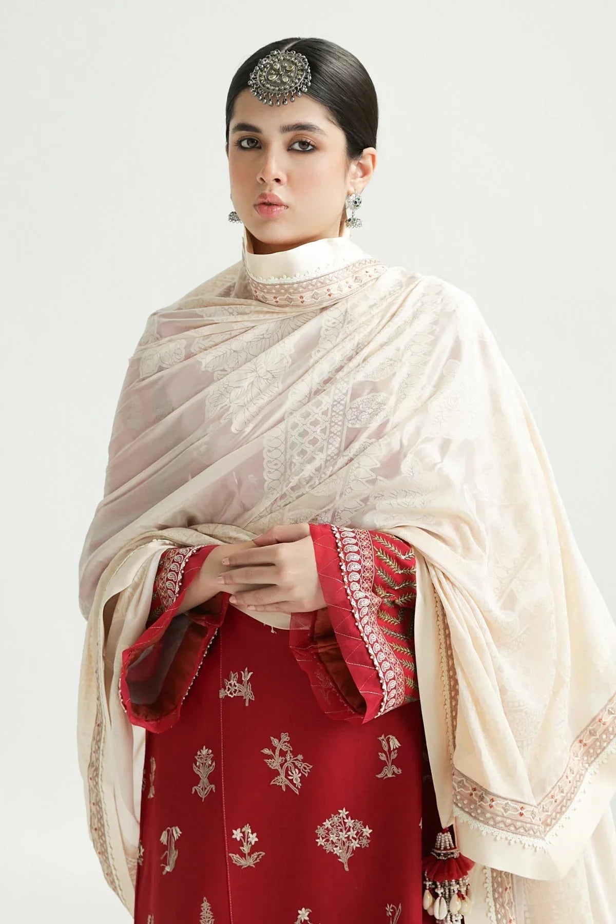 Zara Shahjahan | Luxury Lawn 24 | MYRA-14A - Rang-e-Khaas