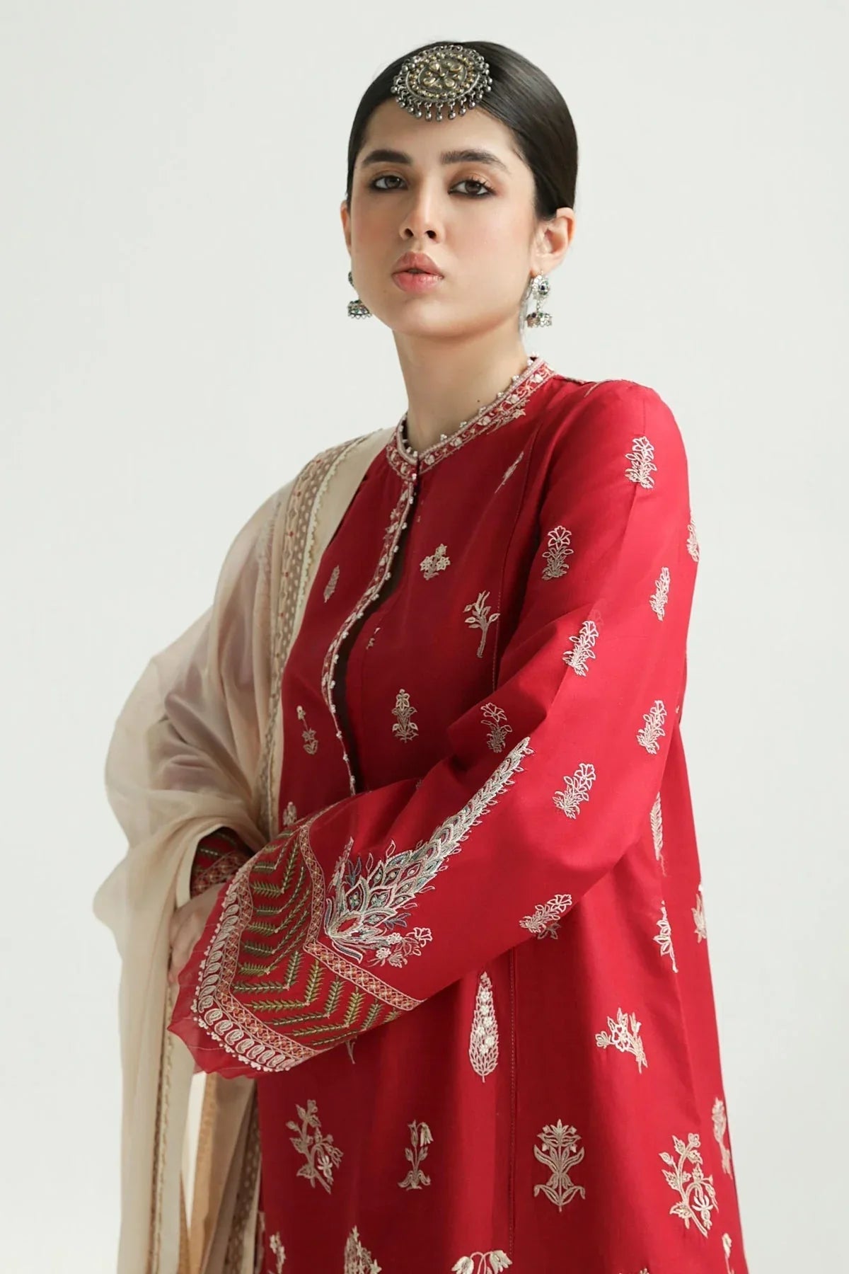 Zara Shahjahan | Luxury Lawn 24 | MYRA-14A - Rang-e-Khaas