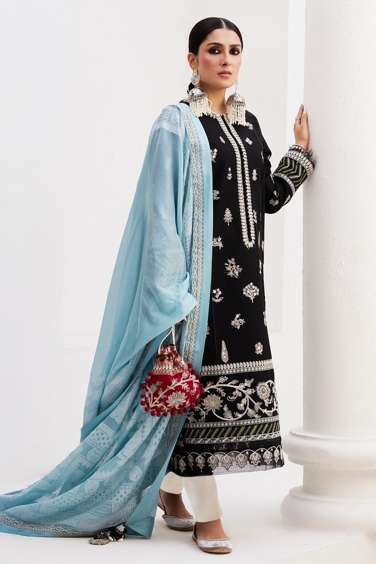 Zara Shahjahan | Luxury Lawn 24 | MYRA-14B - Rang-e-Khaas