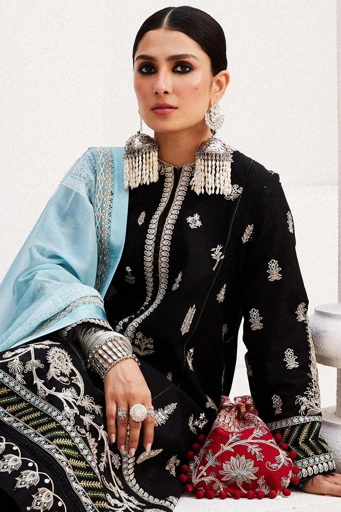 Zara Shahjahan | Luxury Lawn 24 | MYRA-14B - Rang-e-Khaas
