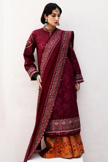 Zara Shahjahan | Luxury Lawn 24 | PARSA-9A - Rang-e-Khaas