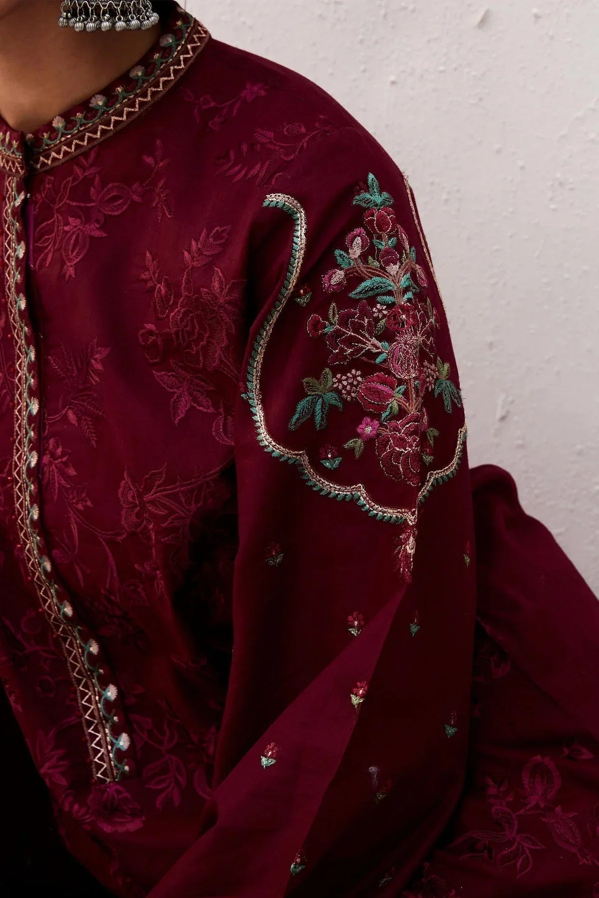 Zara Shahjahan | Luxury Lawn 24 | PARSA-9A - Rang-e-Khaas