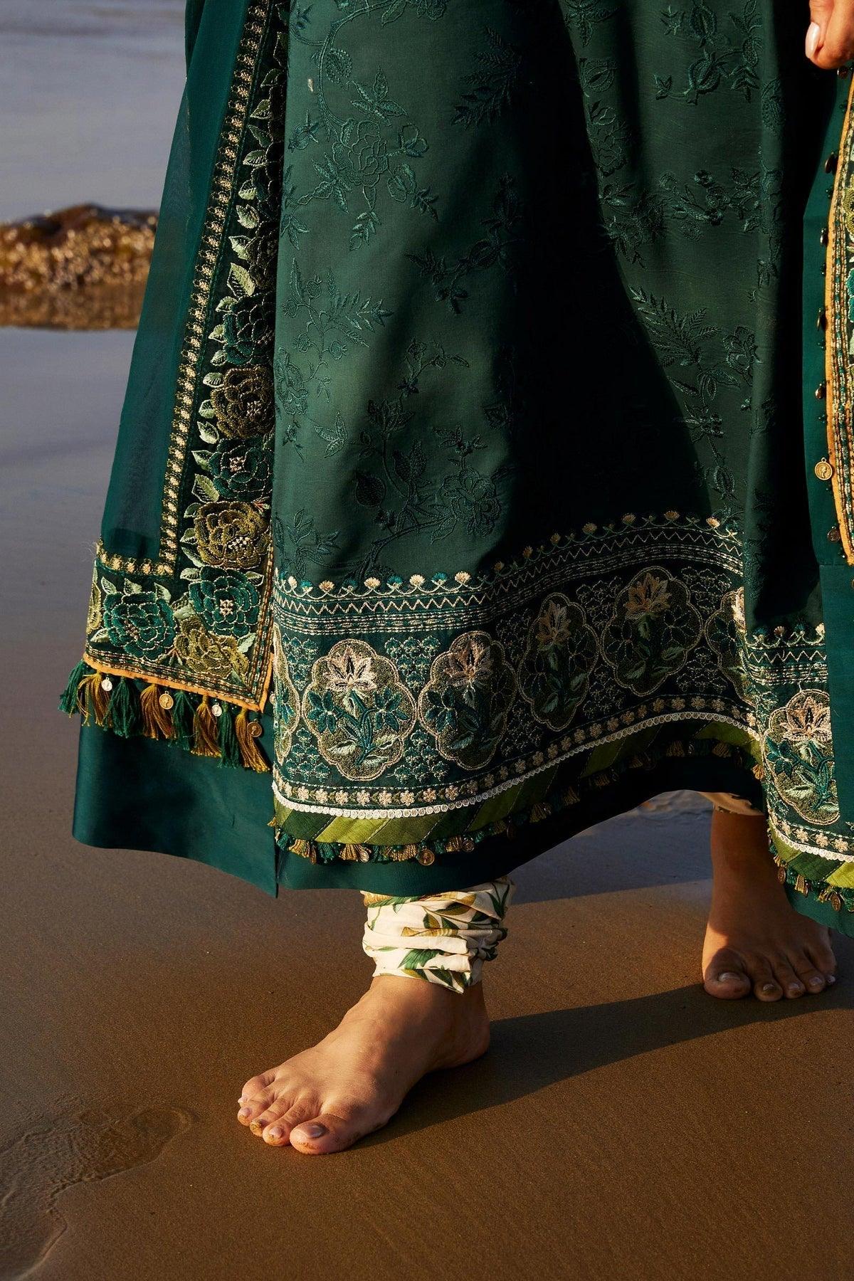 Zara Shahjahan | Luxury Lawn 24 | PARSA-9B - Rang-e-Khaas