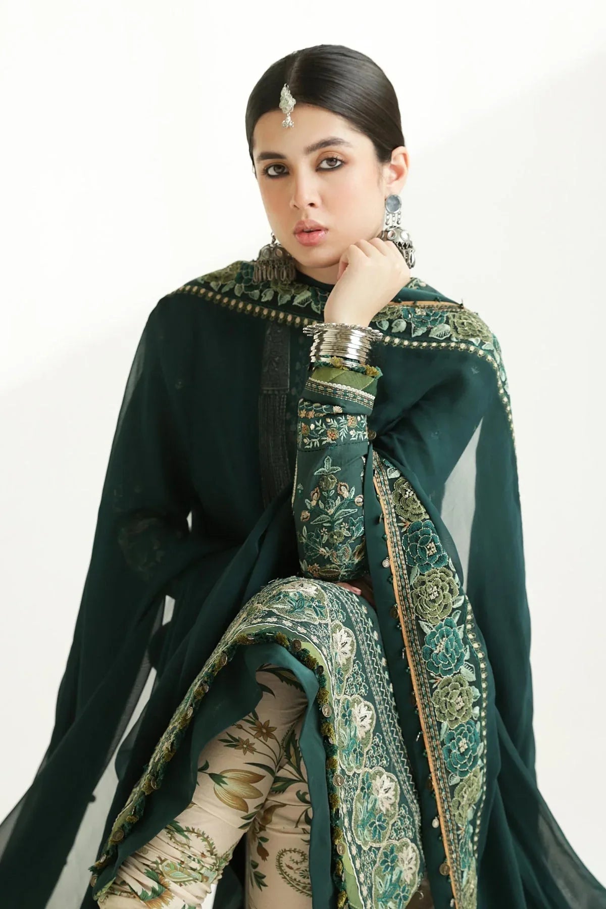 Zara Shahjahan | Luxury Lawn 24 | PARSA-9B - Rang-e-Khaas