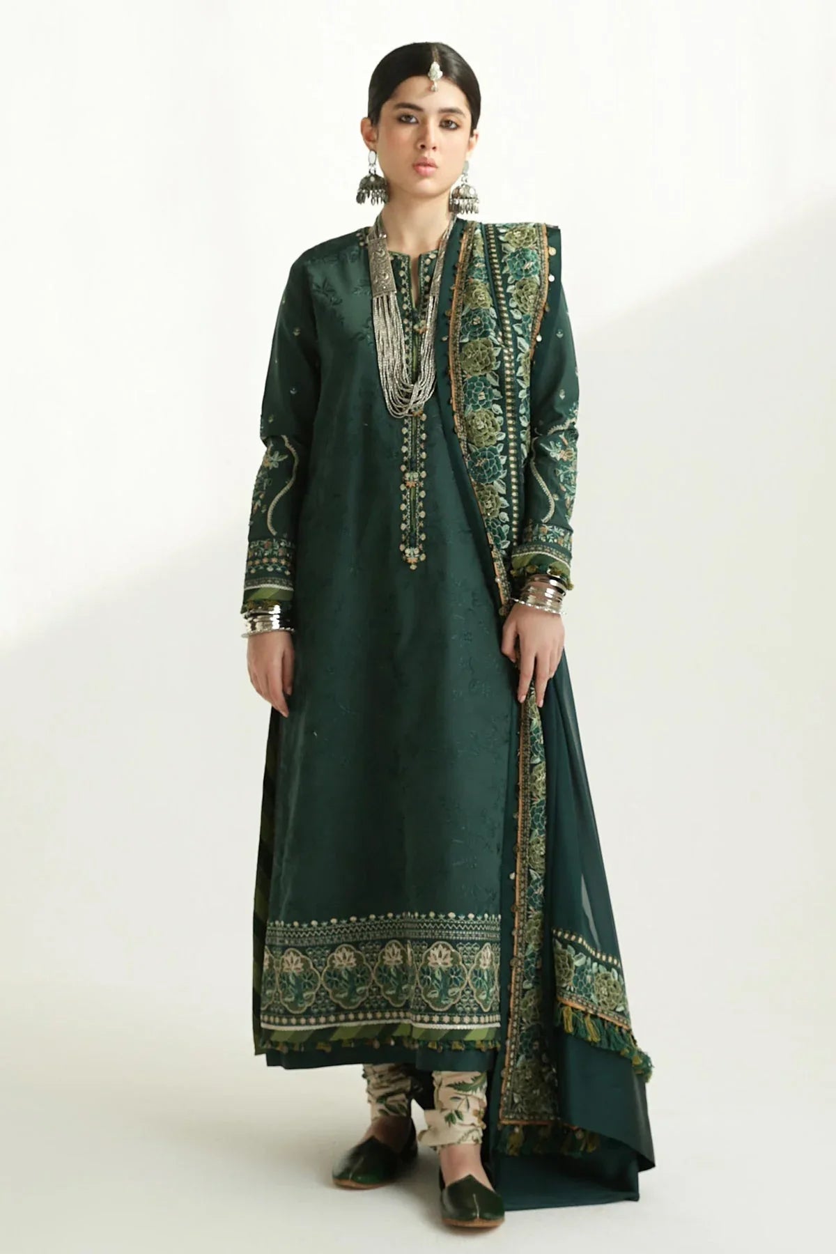 Zara Shahjahan | Luxury Lawn 24 | PARSA-9B - Rang-e-Khaas