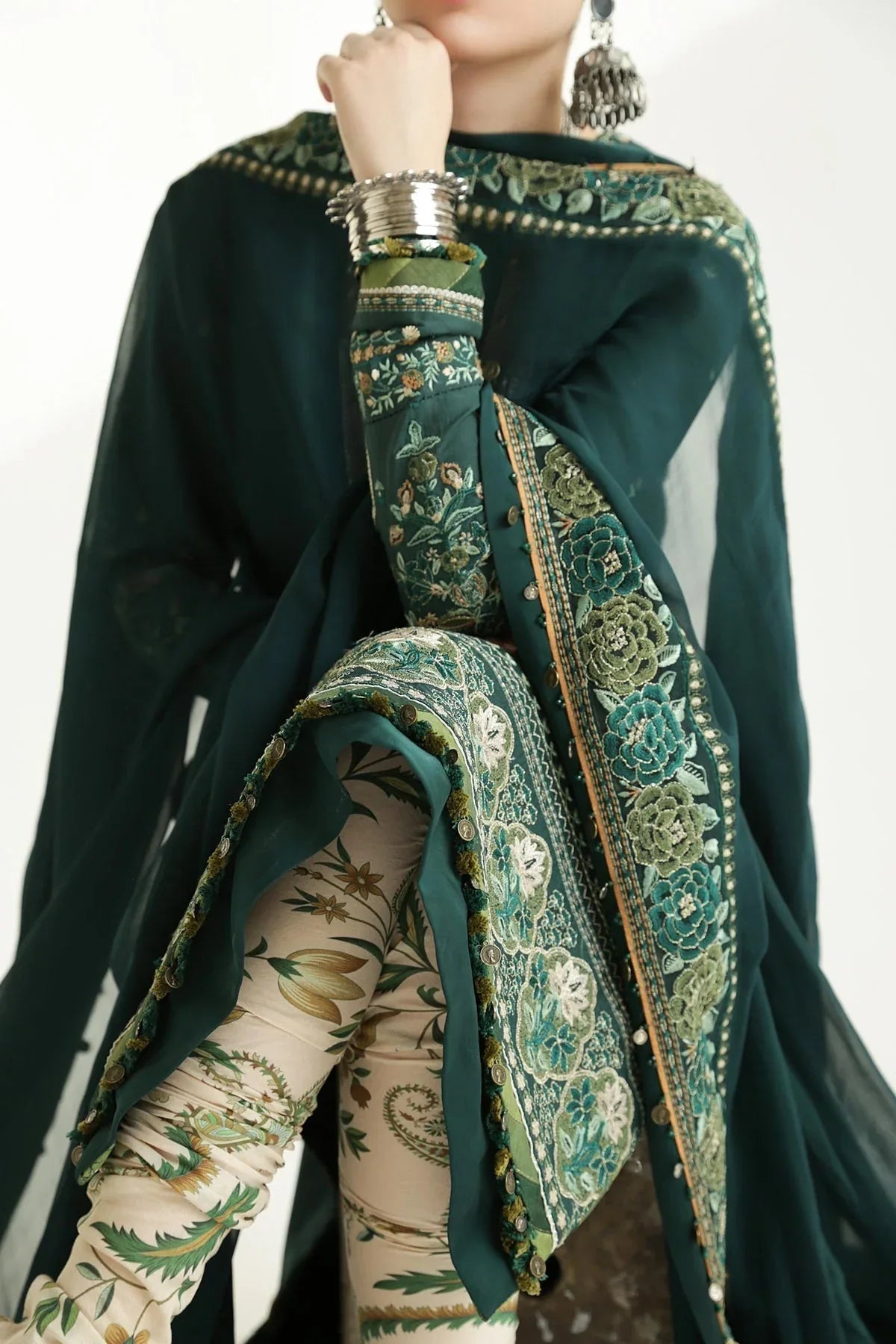 Zara Shahjahan | Luxury Lawn 24 | PARSA-9B - Rang-e-Khaas