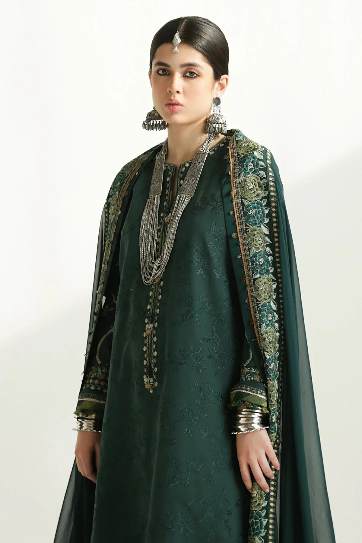 Zara Shahjahan | Luxury Lawn 24 | PARSA-9B - Rang-e-Khaas