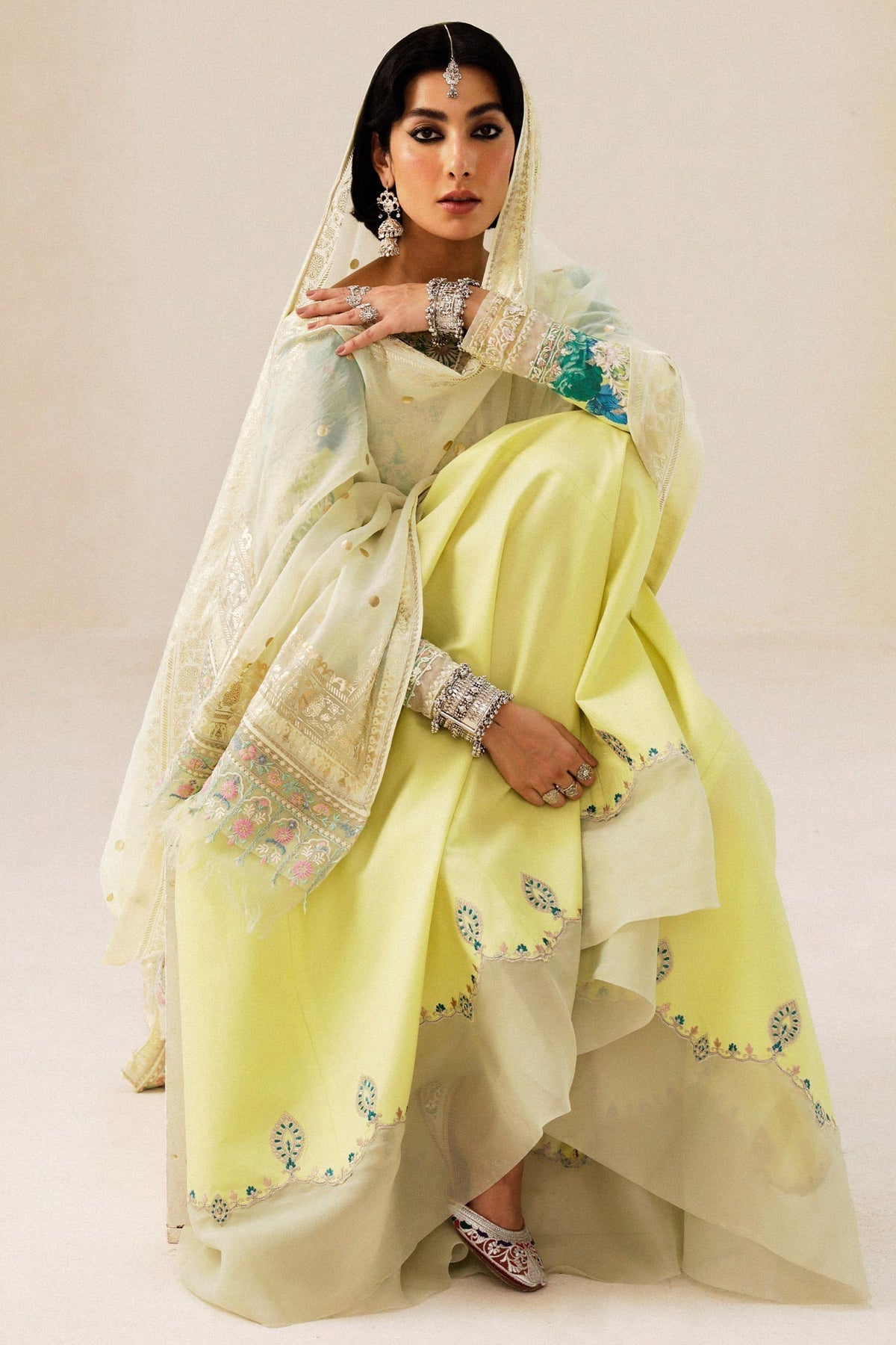 Zara Shahjahan | Luxury Lawn 24 | PHOOL KARI-13A - Rang-e-Khaas
