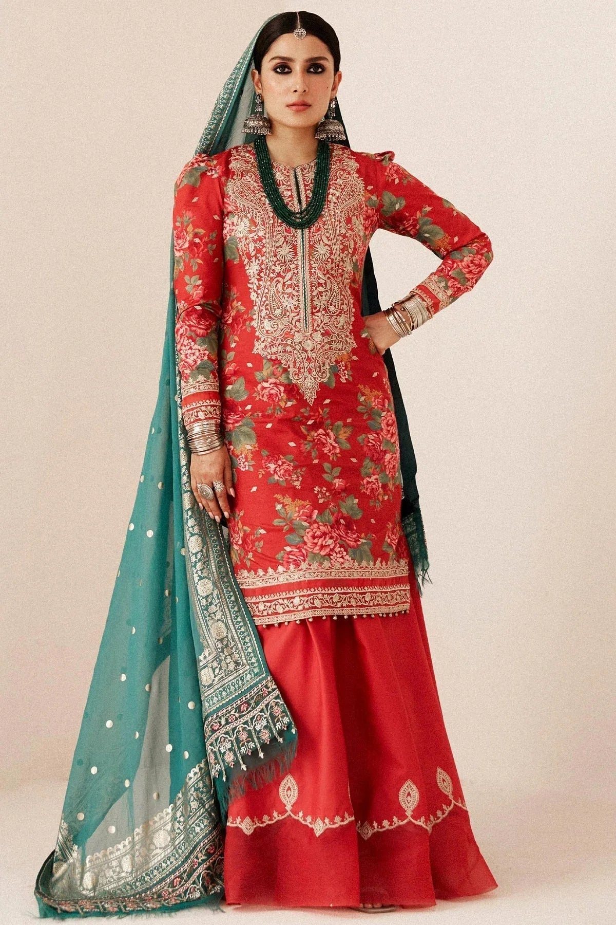 Zara Shahjahan | Luxury Lawn 24 | PHOOL KARI-13B - Rang-e-Khaas