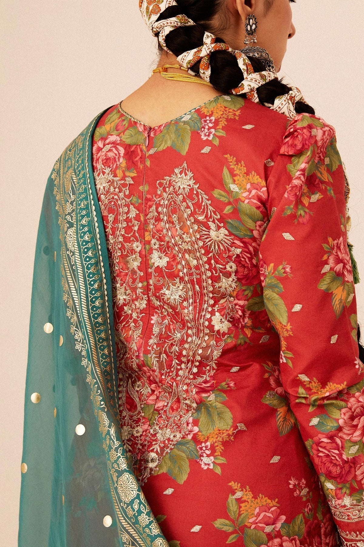 Zara Shahjahan | Luxury Lawn 24 | PHOOL KARI-13B - Rang-e-Khaas