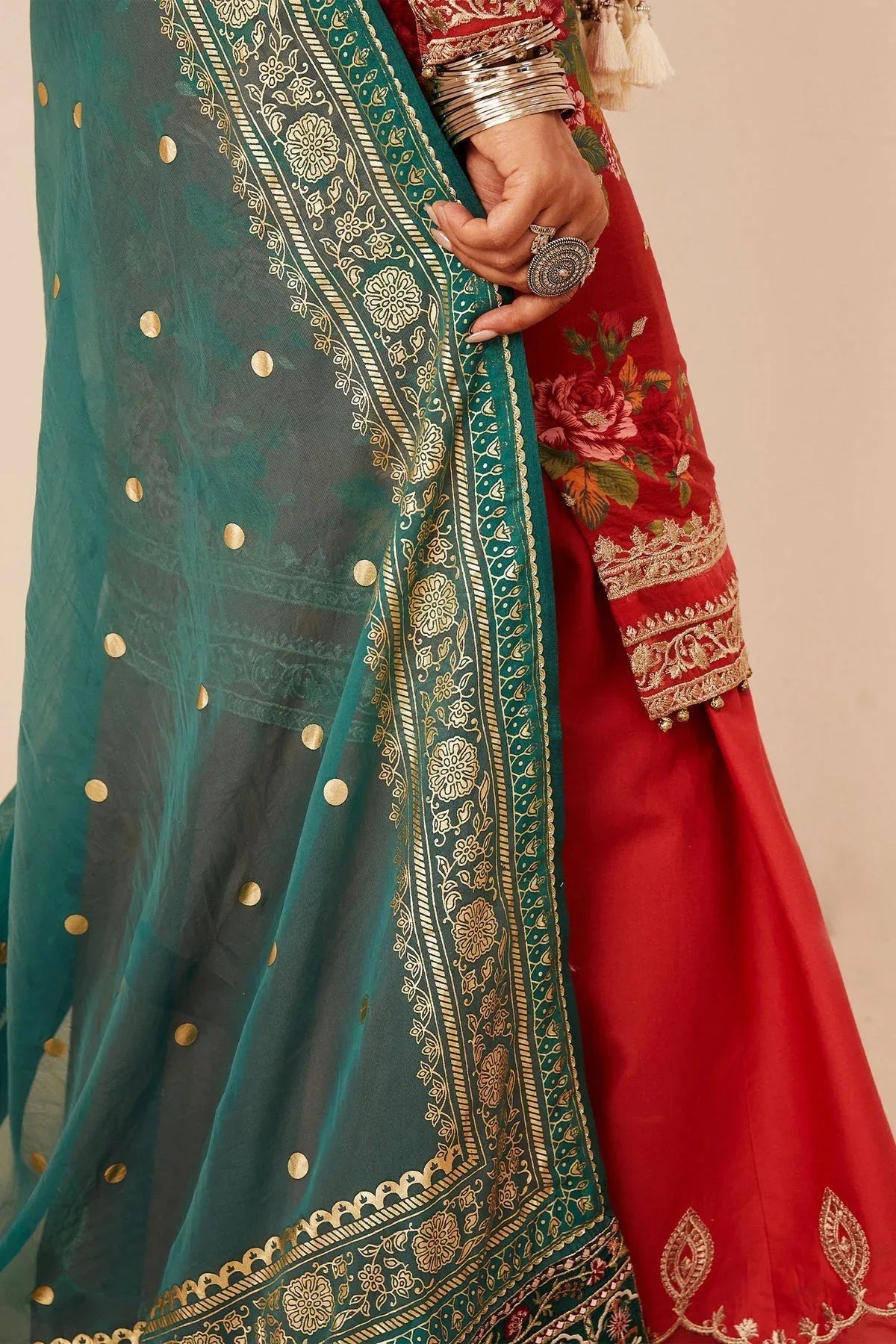 Zara Shahjahan | Luxury Lawn 24 | PHOOL KARI-13B - Rang-e-Khaas