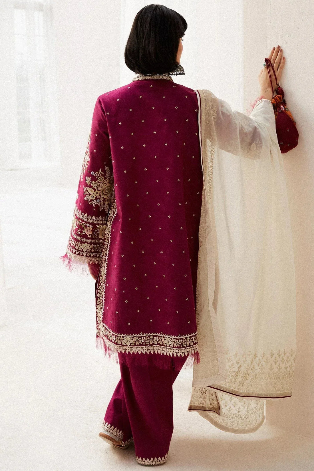 Zara Shahjahan | Luxury Lawn 24 | SIFFA-4A - Rang-e-Khaas