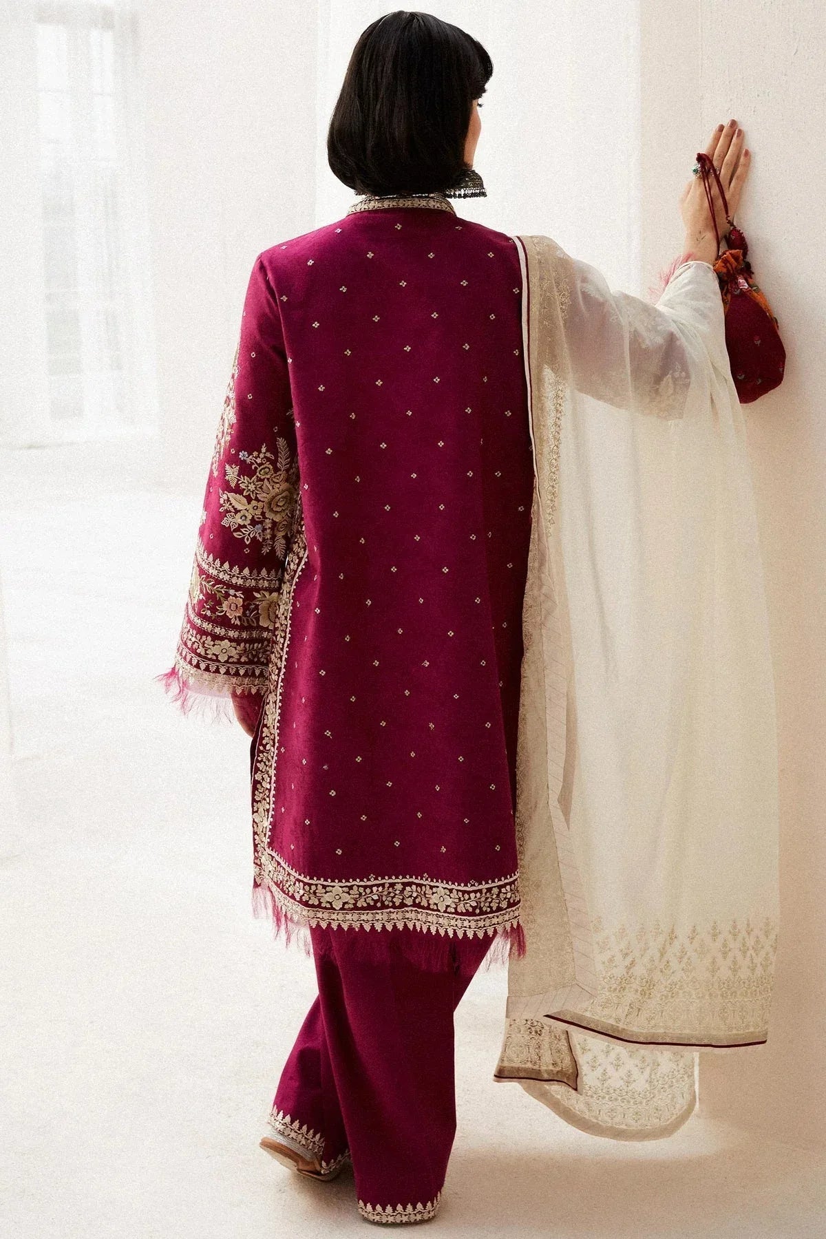 Zara Shahjahan | Luxury Lawn 24 | SIFFA-4A - Rang-e-Khaas