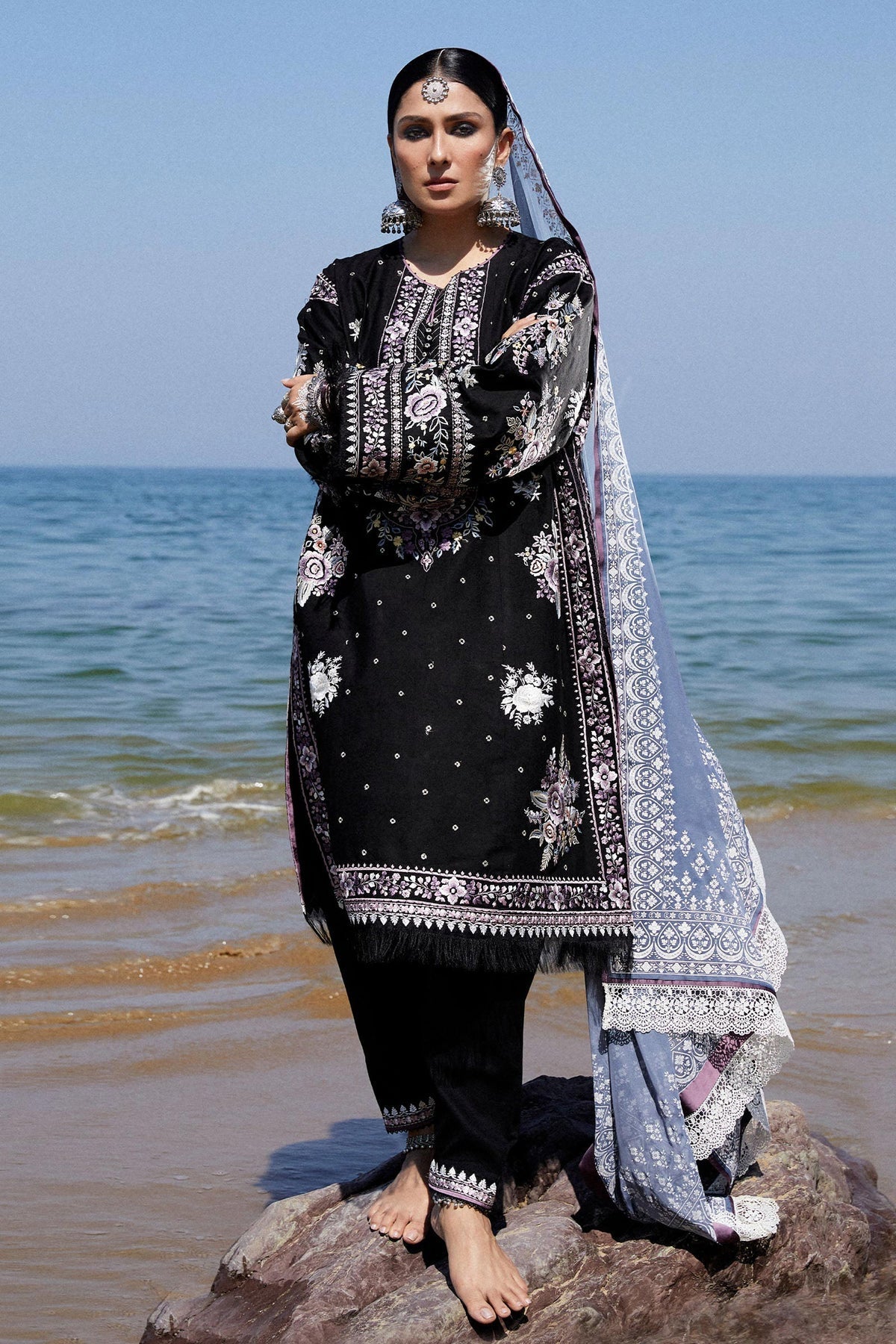 Zara Shahjahan | Luxury Lawn 24 | SIFFA-4B - Rang-e-Khaas