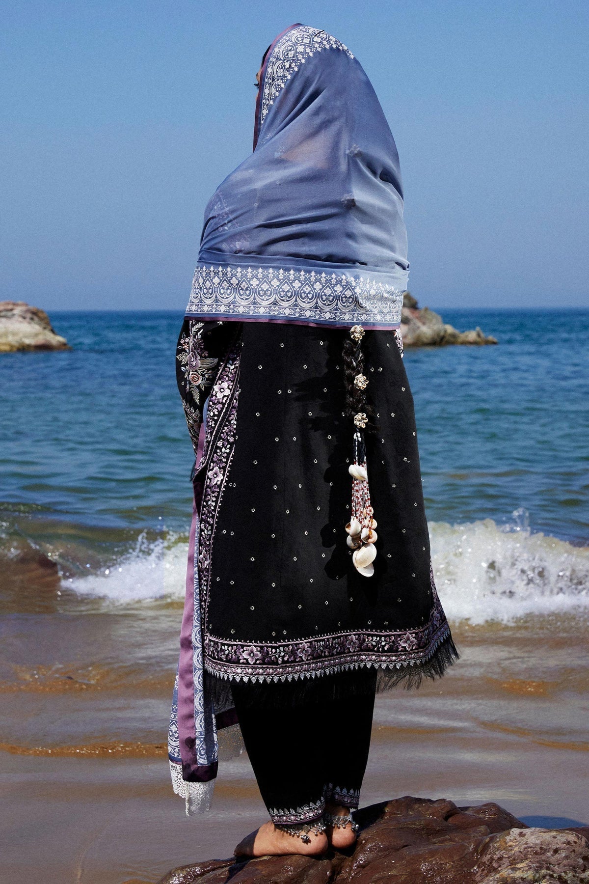 Zara Shahjahan | Luxury Lawn 24 | SIFFA-4B - Rang-e-Khaas