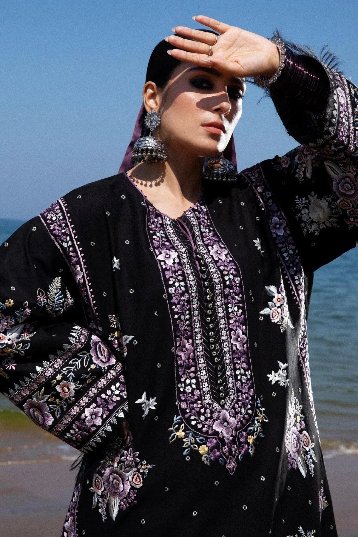 Zara Shahjahan | Luxury Lawn 24 | SIFFA-4B - Rang-e-Khaas