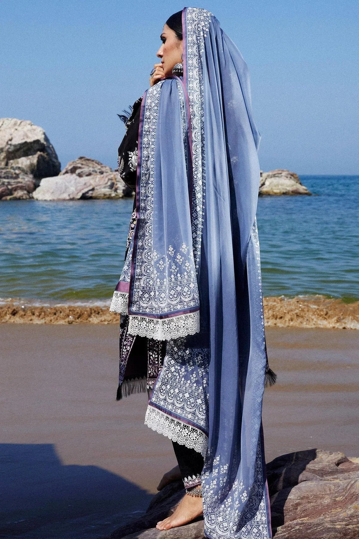 Zara Shahjahan | Luxury Lawn 24 | SIFFA-4B - Rang-e-Khaas