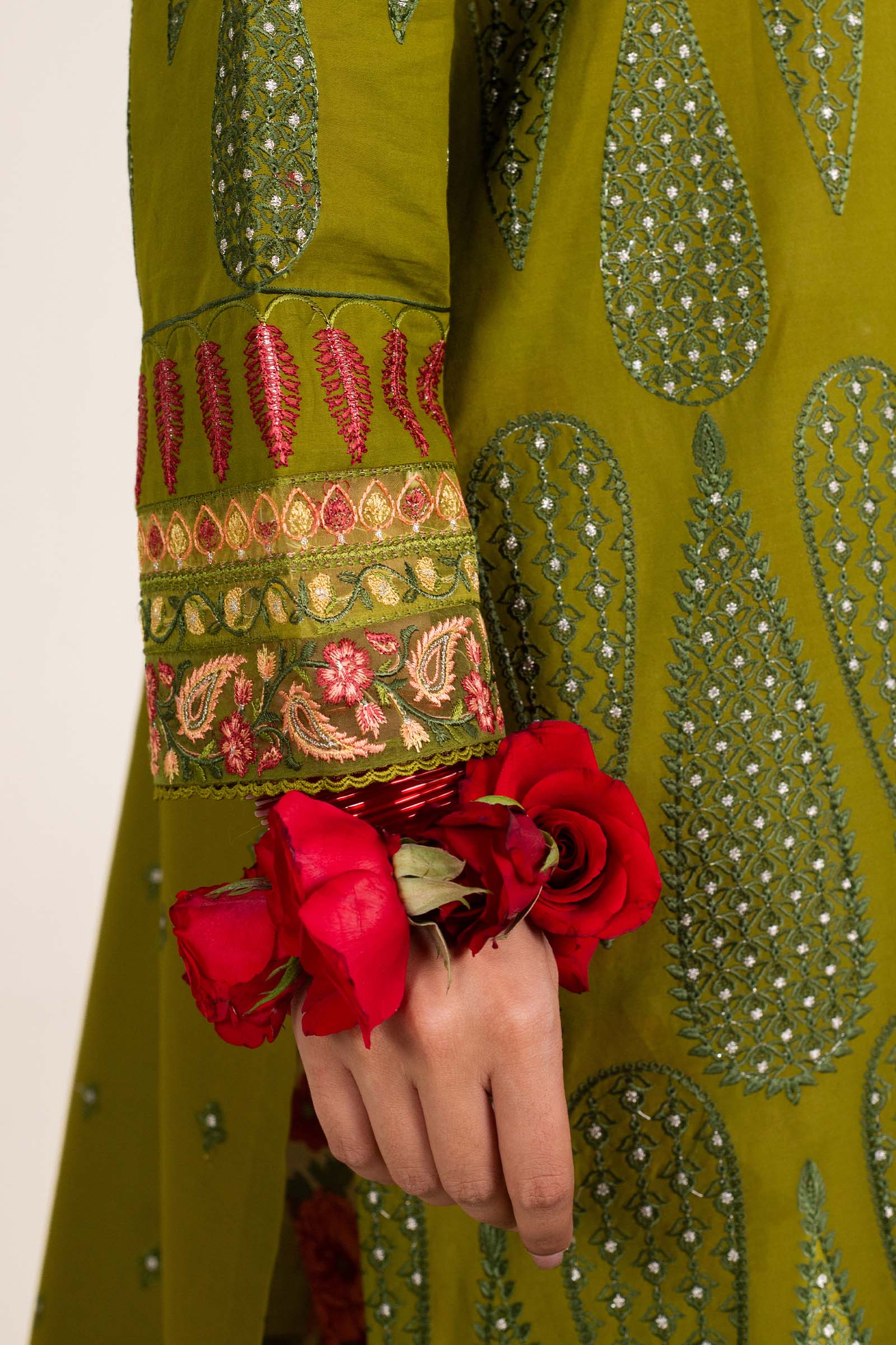 Zara Shahjahan | Stitched Lawn 24 | SL-AINA-8B - Rang-e-Khaas