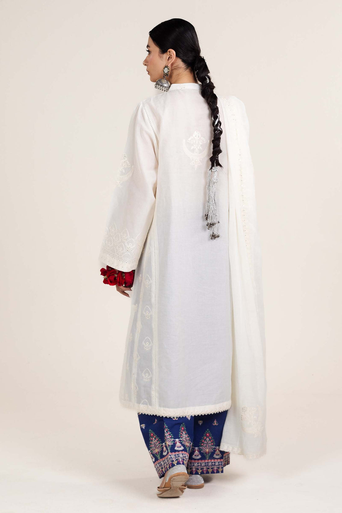 Zara Shahjahan | Stitched Lawn 24 | SL-DEENA-12B - Rang-e-Khaas