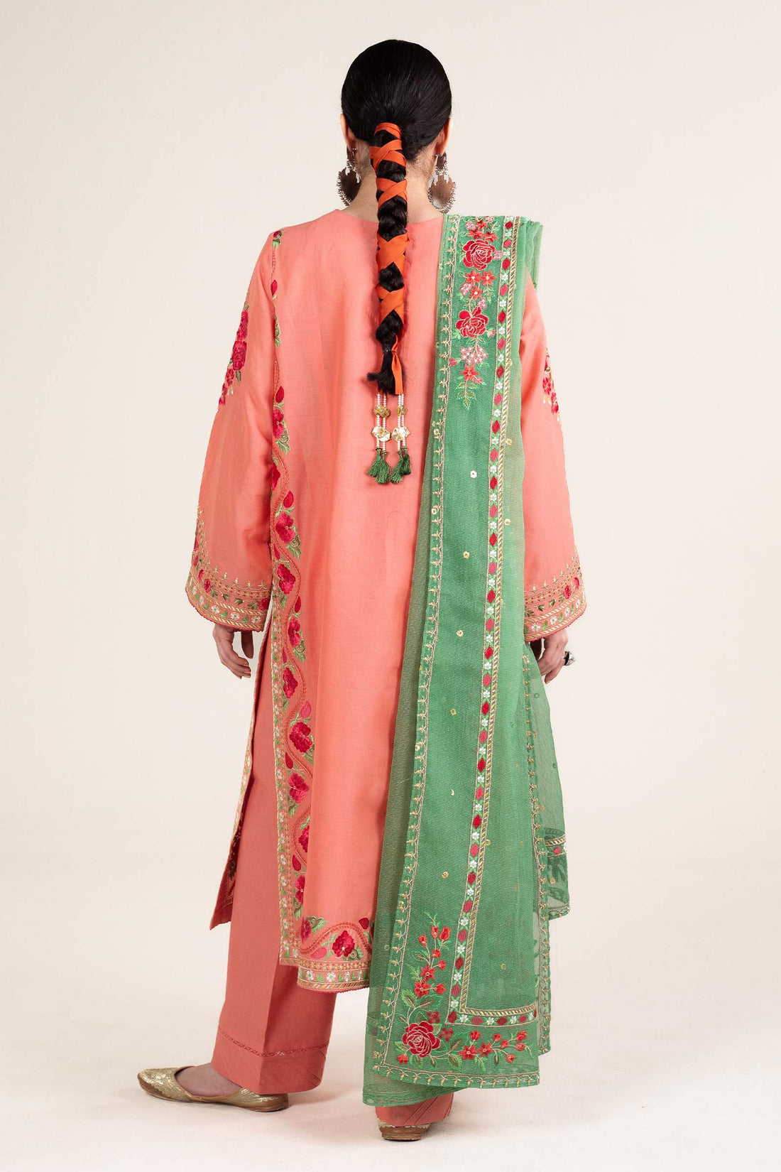 Zara Shahjahan | Stitched Lawn 24 | SL-JIYA-6A - Rang-e-Khaas