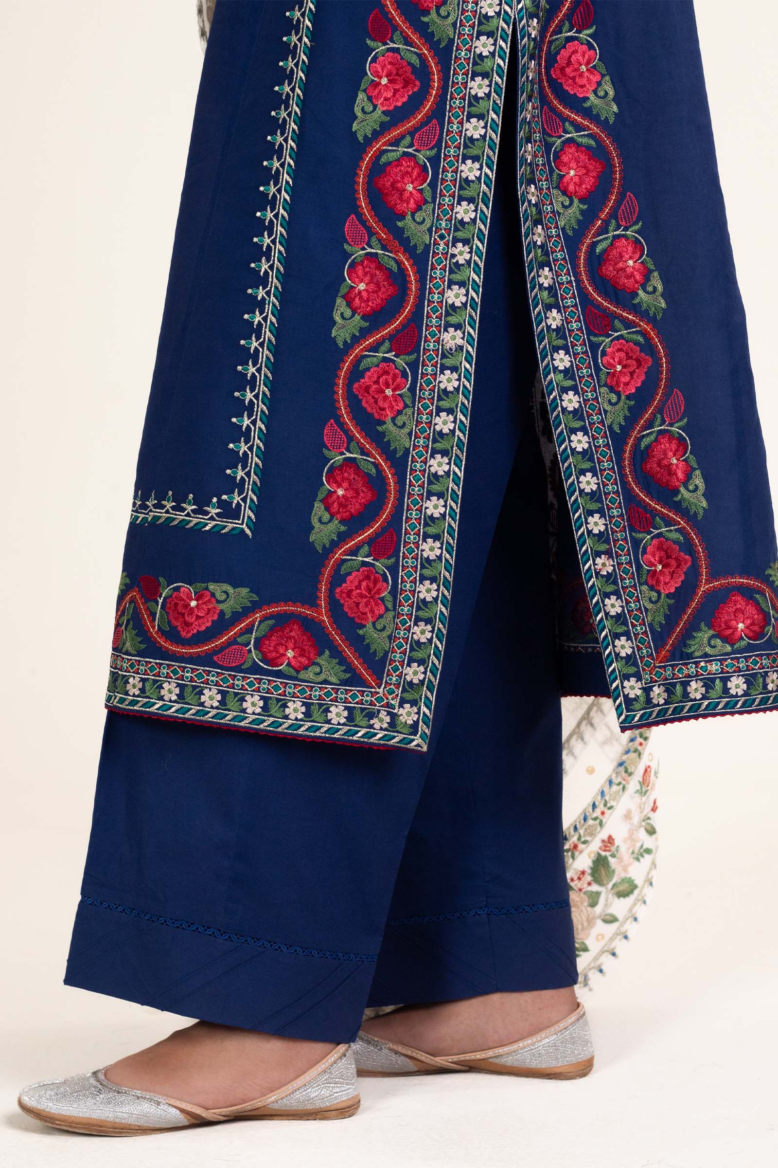 Zara Shahjahan | Stitched Lawn 24 | SL-JIYA-6B - Rang-e-Khaas