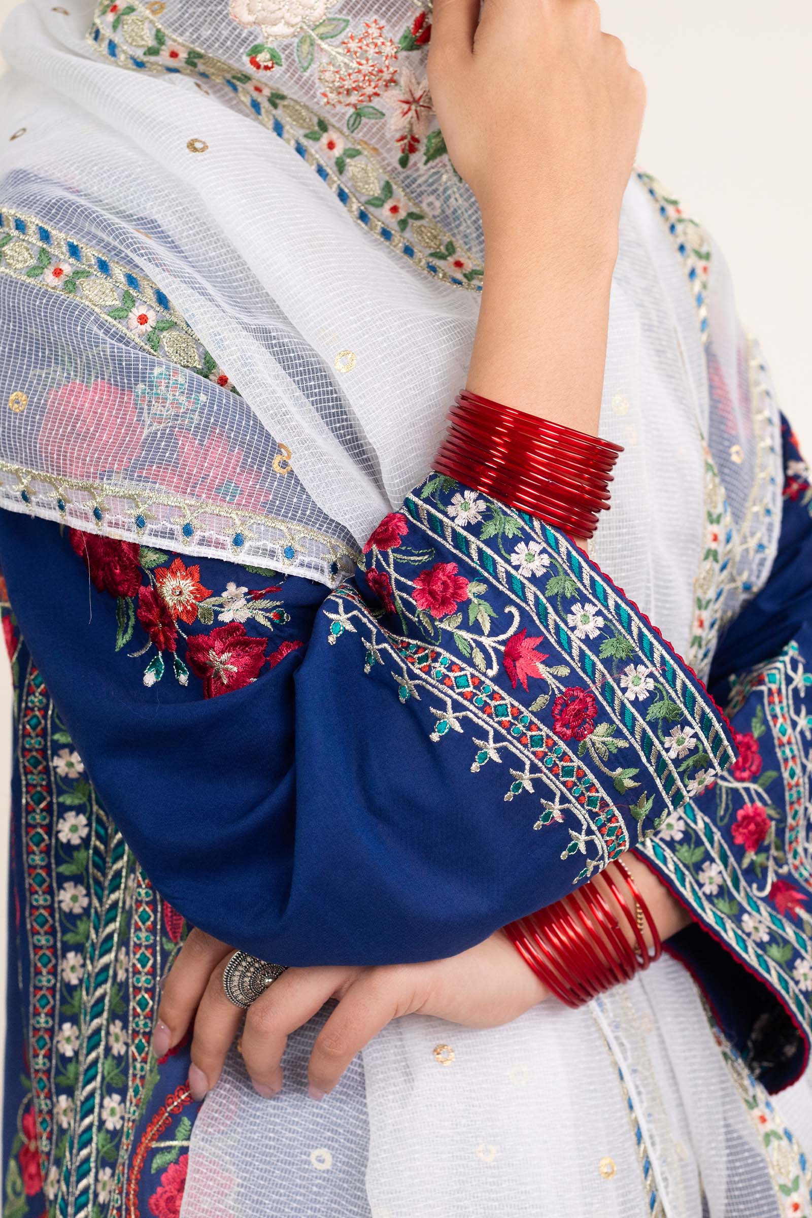 Zara Shahjahan | Stitched Lawn 24 | SL-JIYA-6B - Rang-e-Khaas