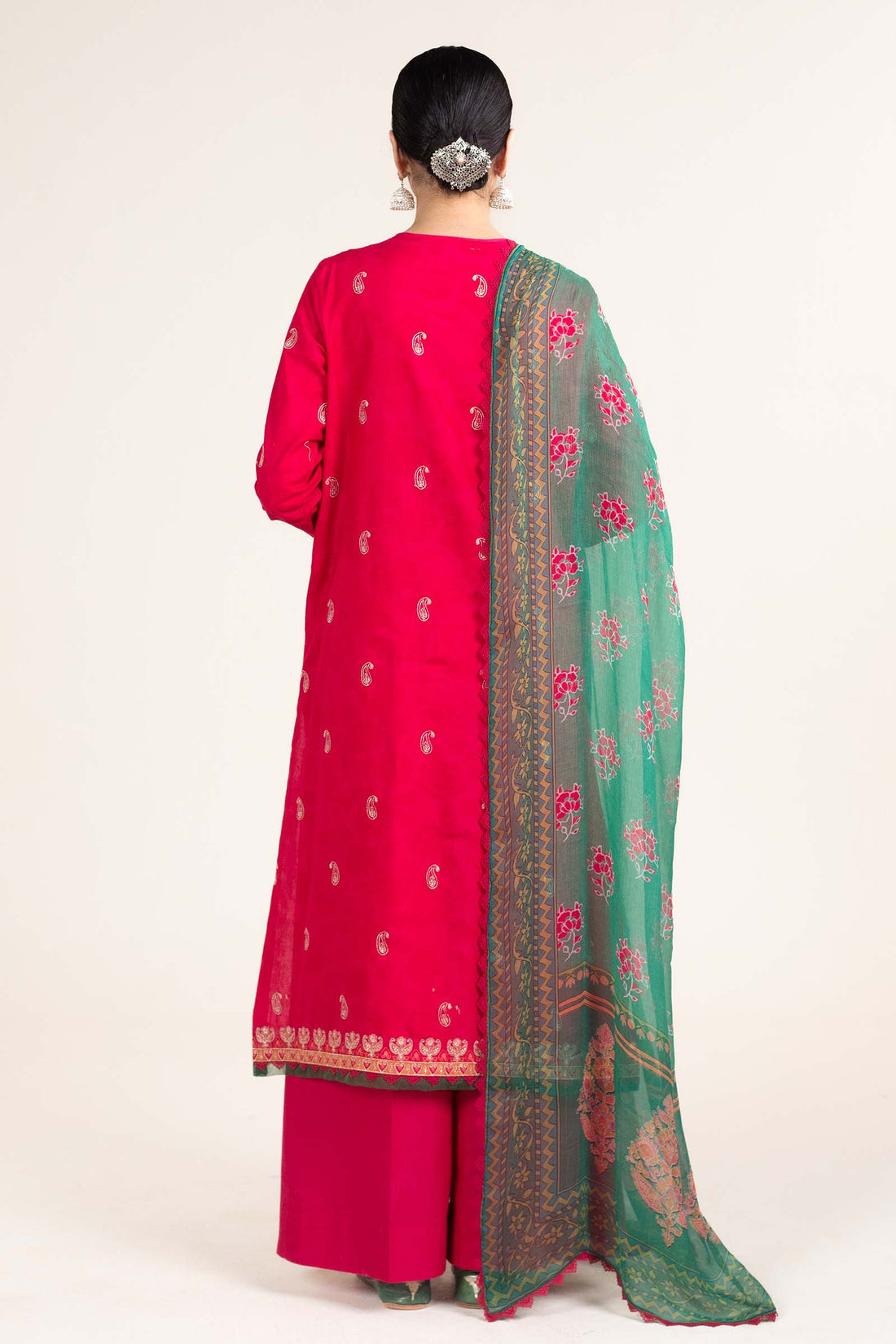 Zara Shahjahan | Stitched Lawn 24 | SL-KORINA-3B - Rang-e-Khaas