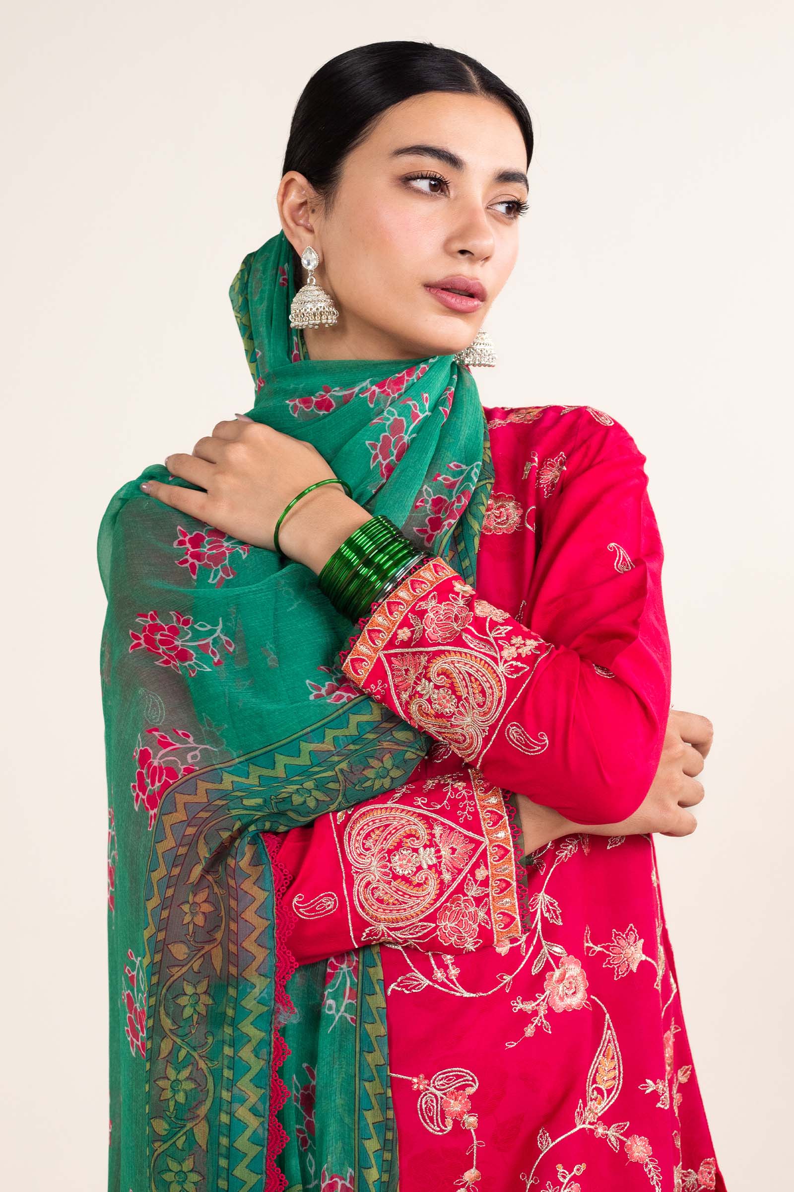 Zara Shahjahan | Stitched Lawn 24 | SL-KORINA-3B - Rang-e-Khaas