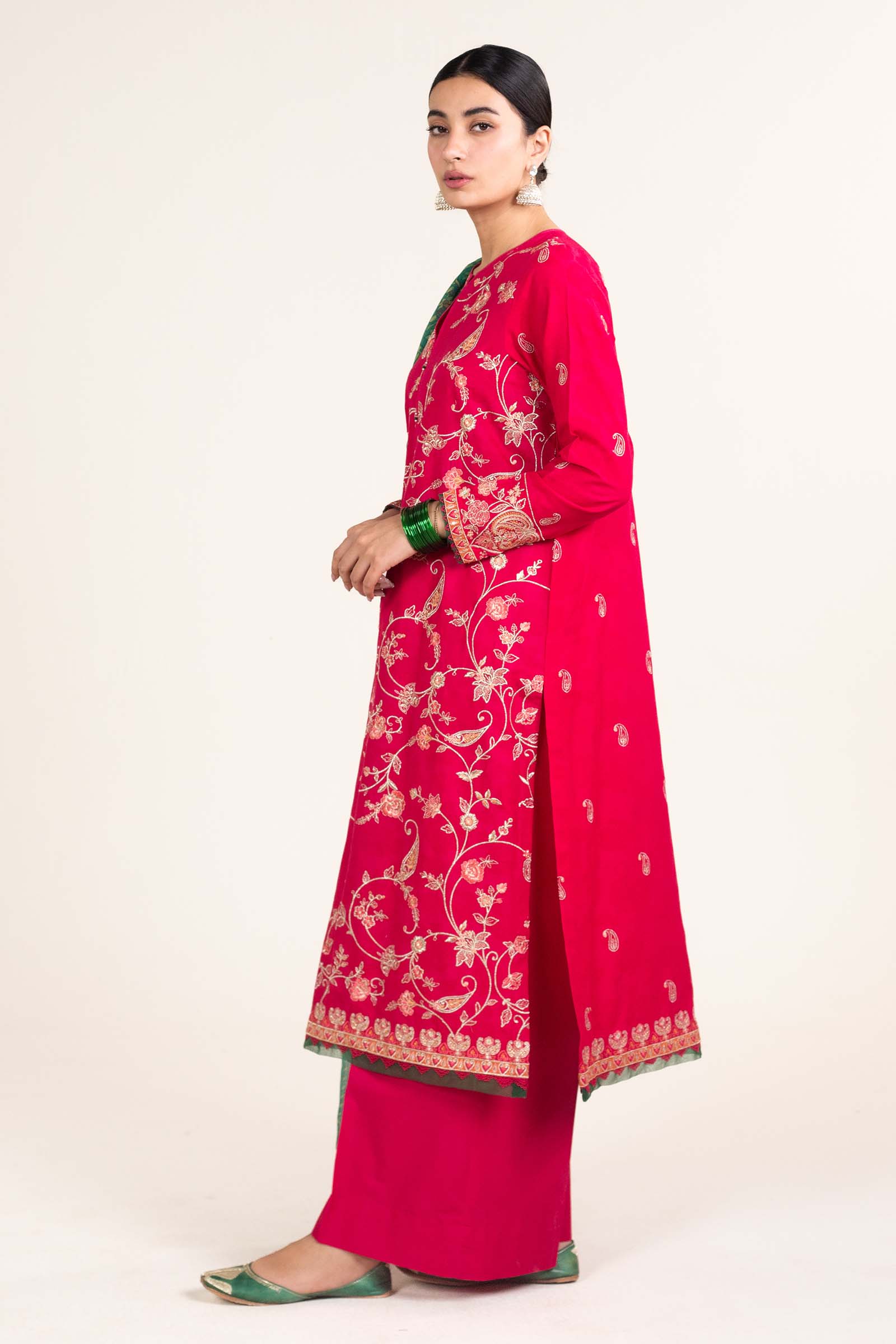 Zara Shahjahan | Stitched Lawn 24 | SL-KORINA-3B - Rang-e-Khaas