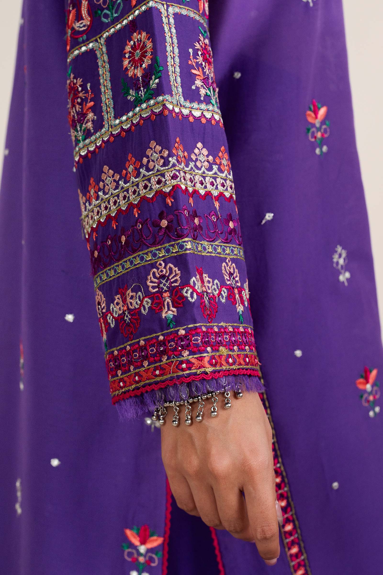 Zara Shahjahan | Stitched Lawn 24 | SL-LAMIA-7B - Rang-e-Khaas