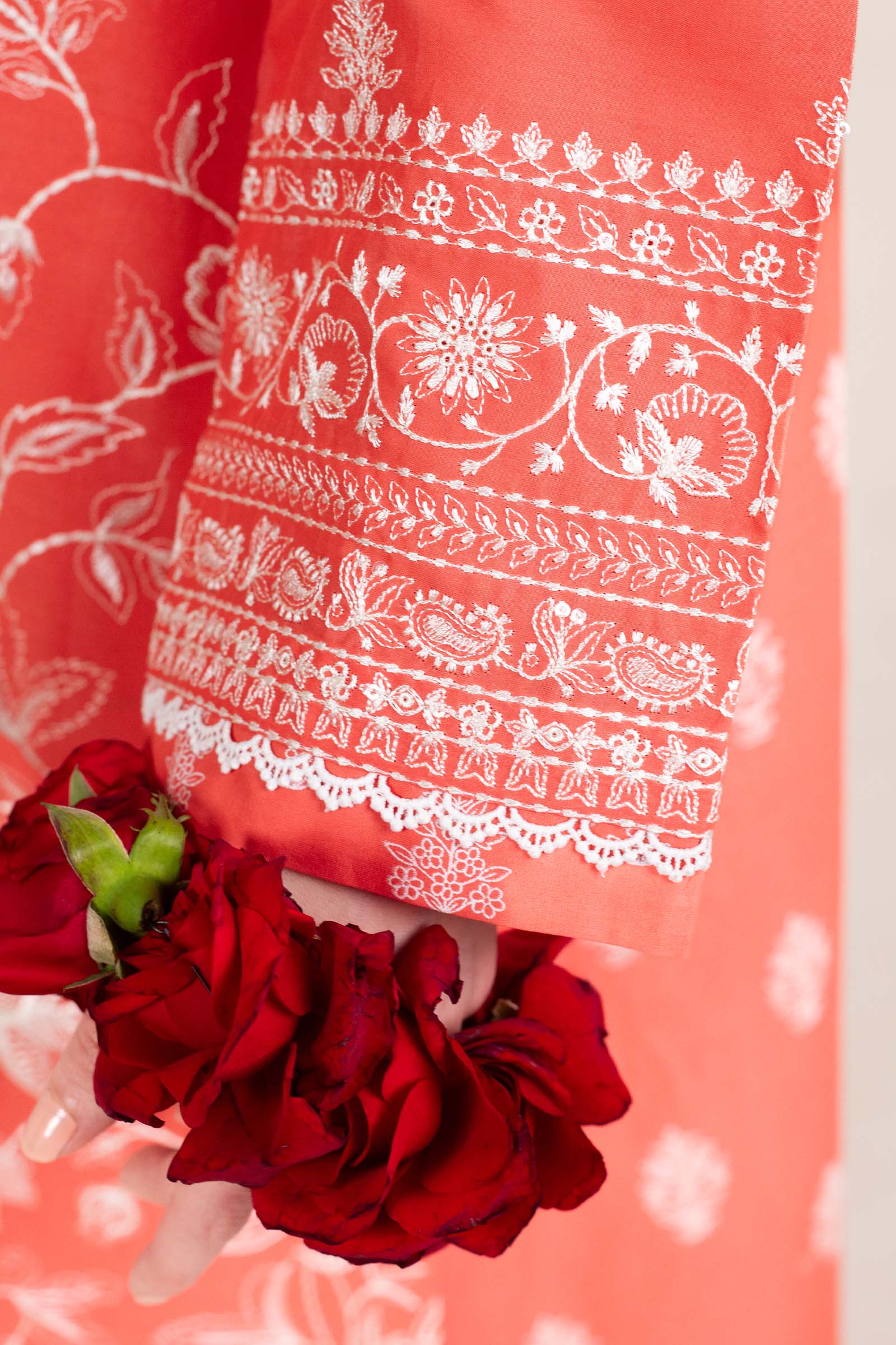 Zara Shahjahan | Stitched Lawn 24 | SL-MAHI-1A - Rang-e-Khaas