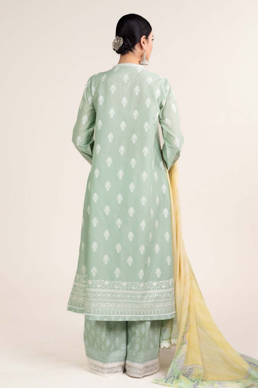 Zara Shahjahan | Stitched Lawn 24 | SL-MAHI-1B - Rang-e-Khaas