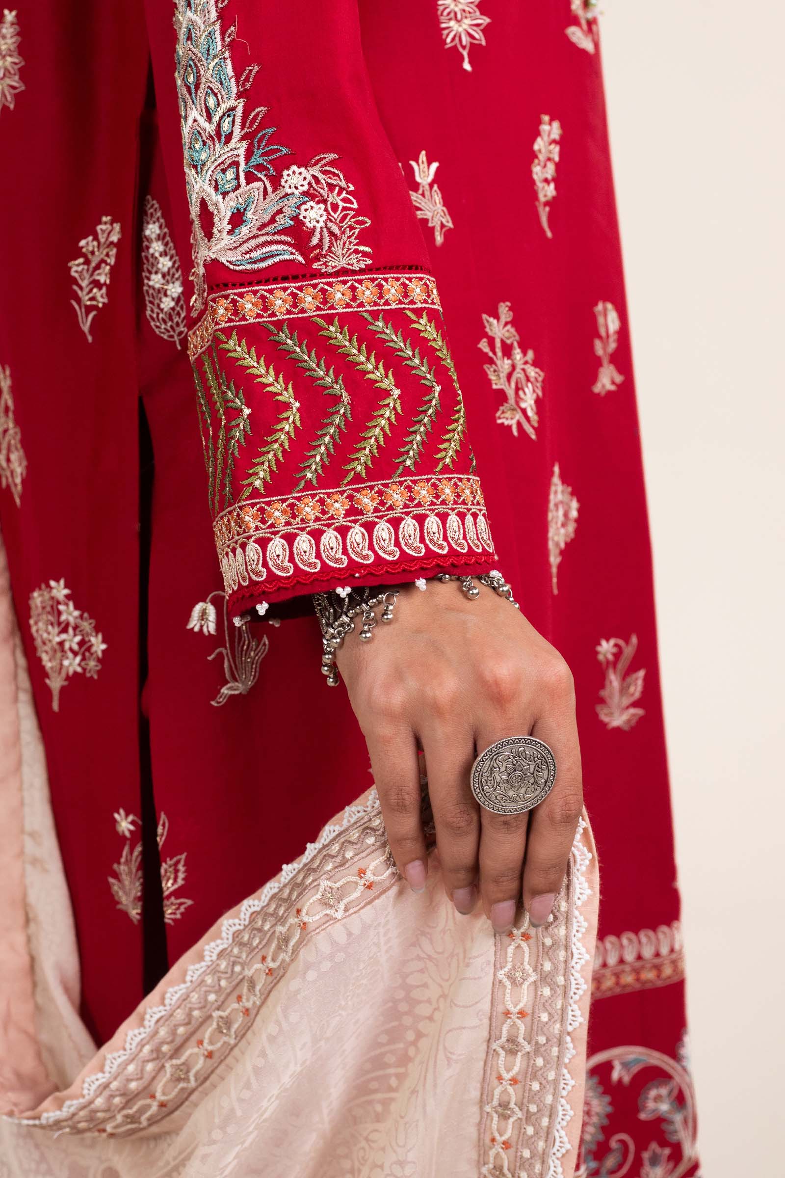 Zara Shahjahan | Stitched Lawn 24 | SL-MYRA-14A - Rang-e-Khaas