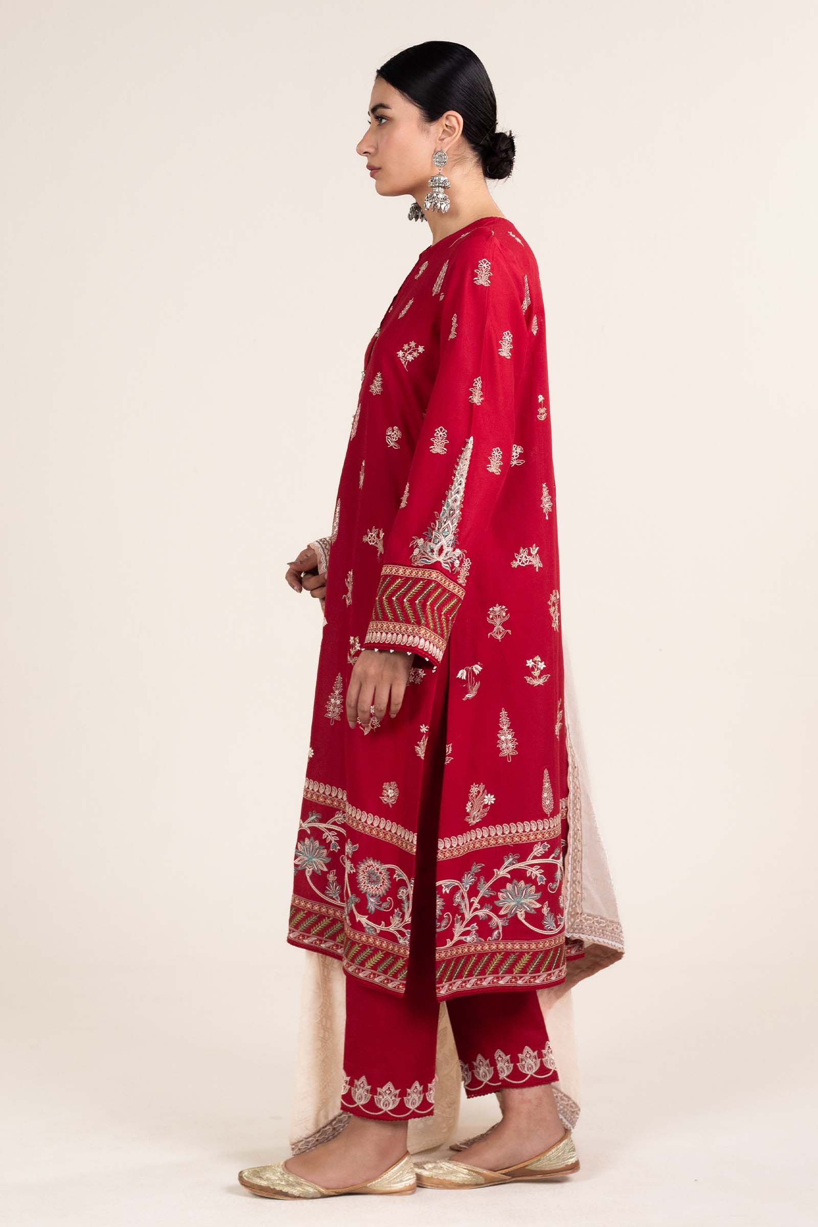 Zara Shahjahan | Stitched Lawn 24 | SL-MYRA-14A - Rang-e-Khaas