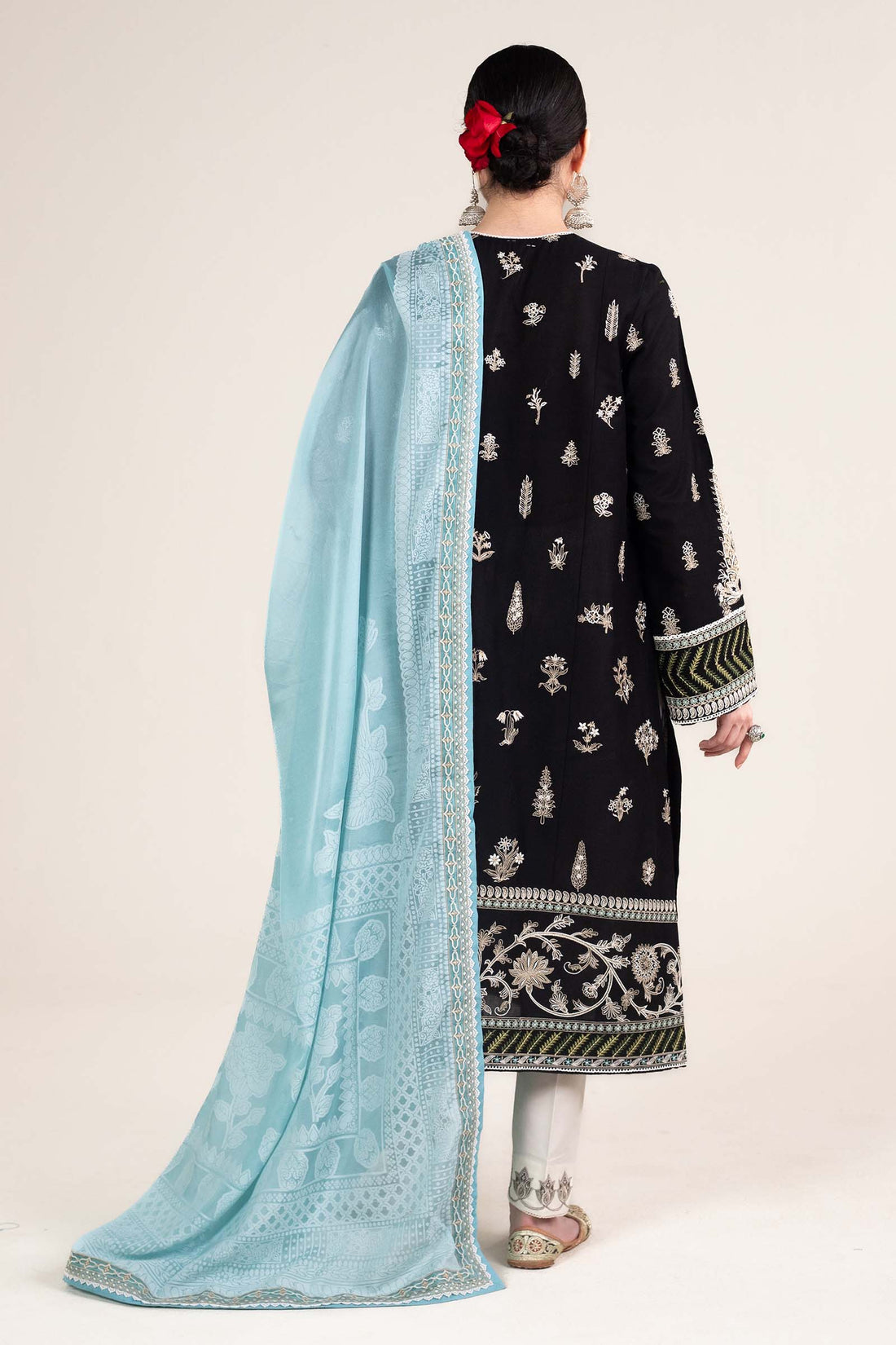 Zara Shahjahan | Stitched Lawn 24 | SL-MYRA-14B - Rang-e-Khaas