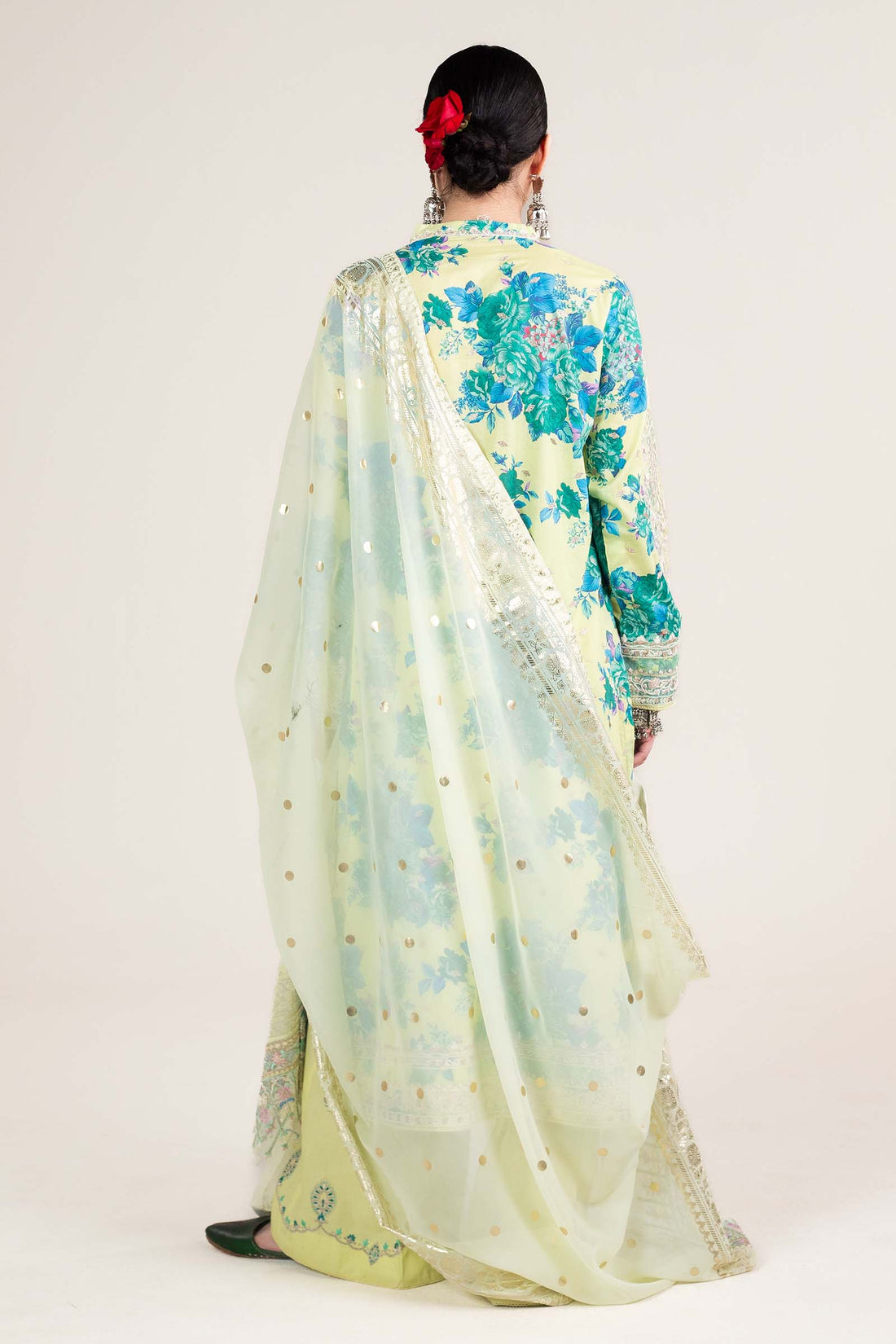 Zara Shahjahan | Stitched Lawn 24 | SL-PHOOL KARI-13A - Rang-e-Khaas