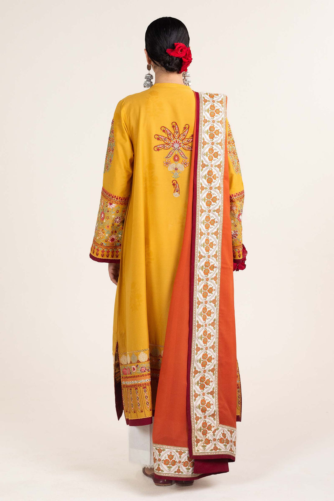 Zara Shahjahan | Stitched Lawn 24 | SL-SANDAL-10A - Rang-e-Khaas