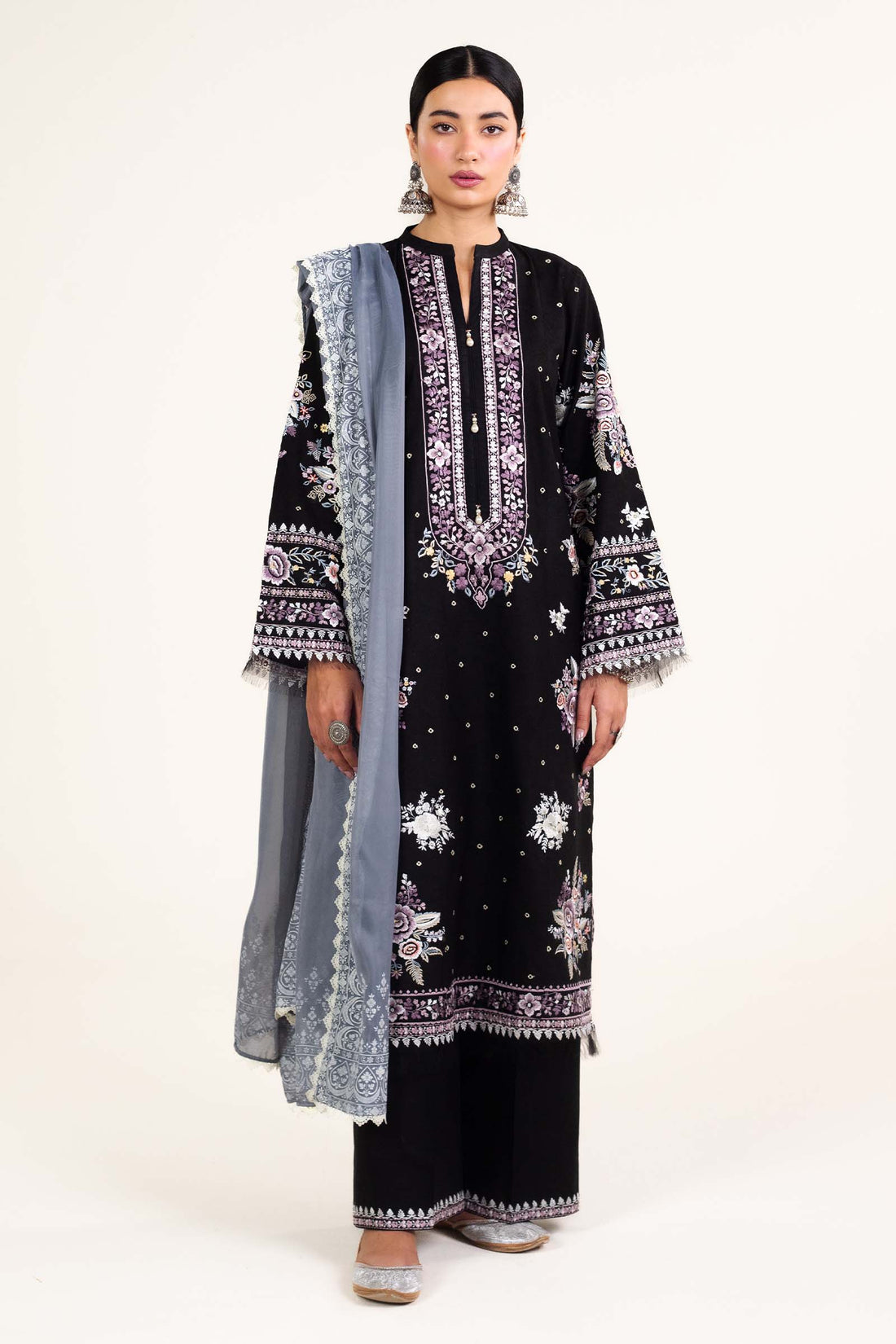 Zara Shahjahan | Stitched Lawn 24 | SL-SIFFA-4B - Rang-e-Khaas