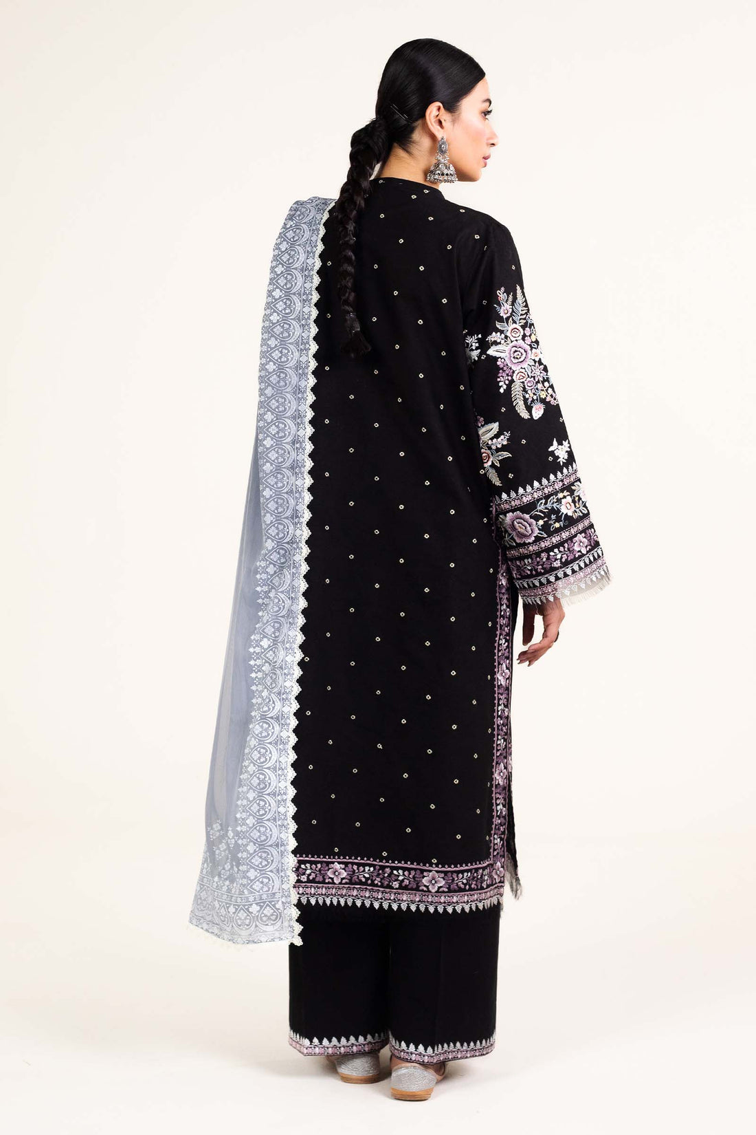 Zara Shahjahan | Stitched Lawn 24 | SL-SIFFA-4B - Rang-e-Khaas