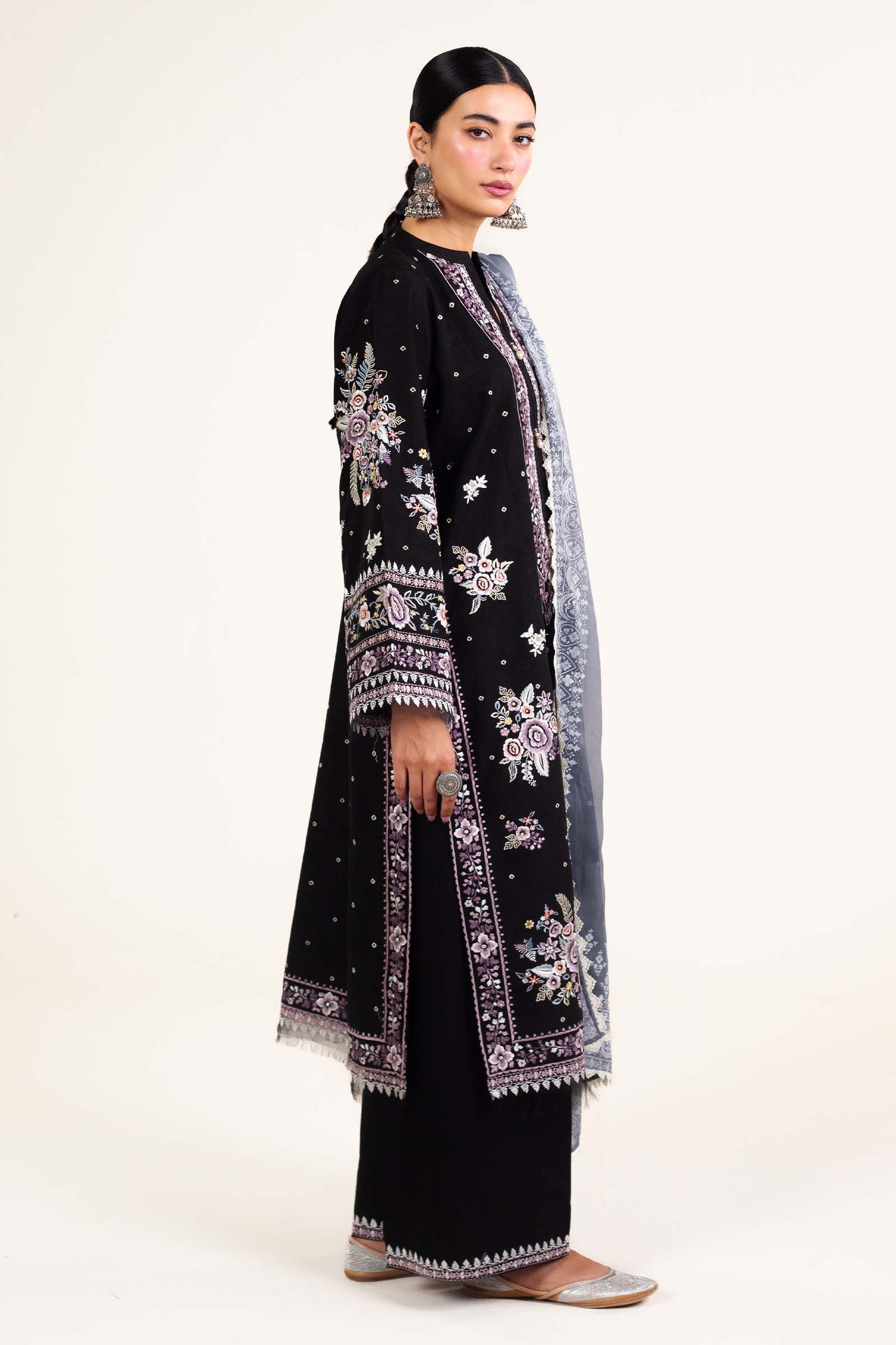 Zara Shahjahan | Stitched Lawn 24 | SL-SIFFA-4B - Rang-e-Khaas