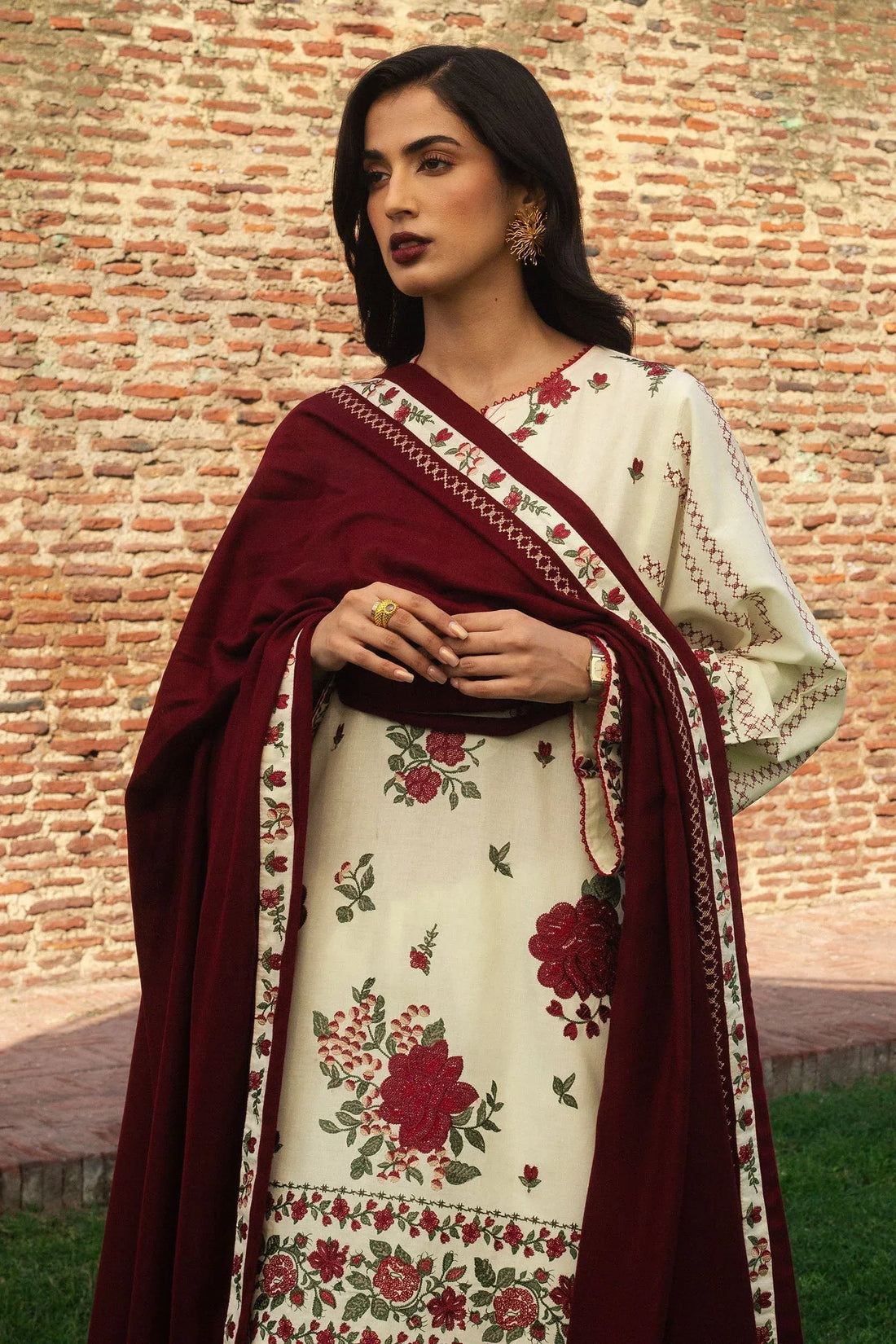 Zara Shahjahan | Winter 24 |  FARIDEH-D1 - Rang-e-Khaas