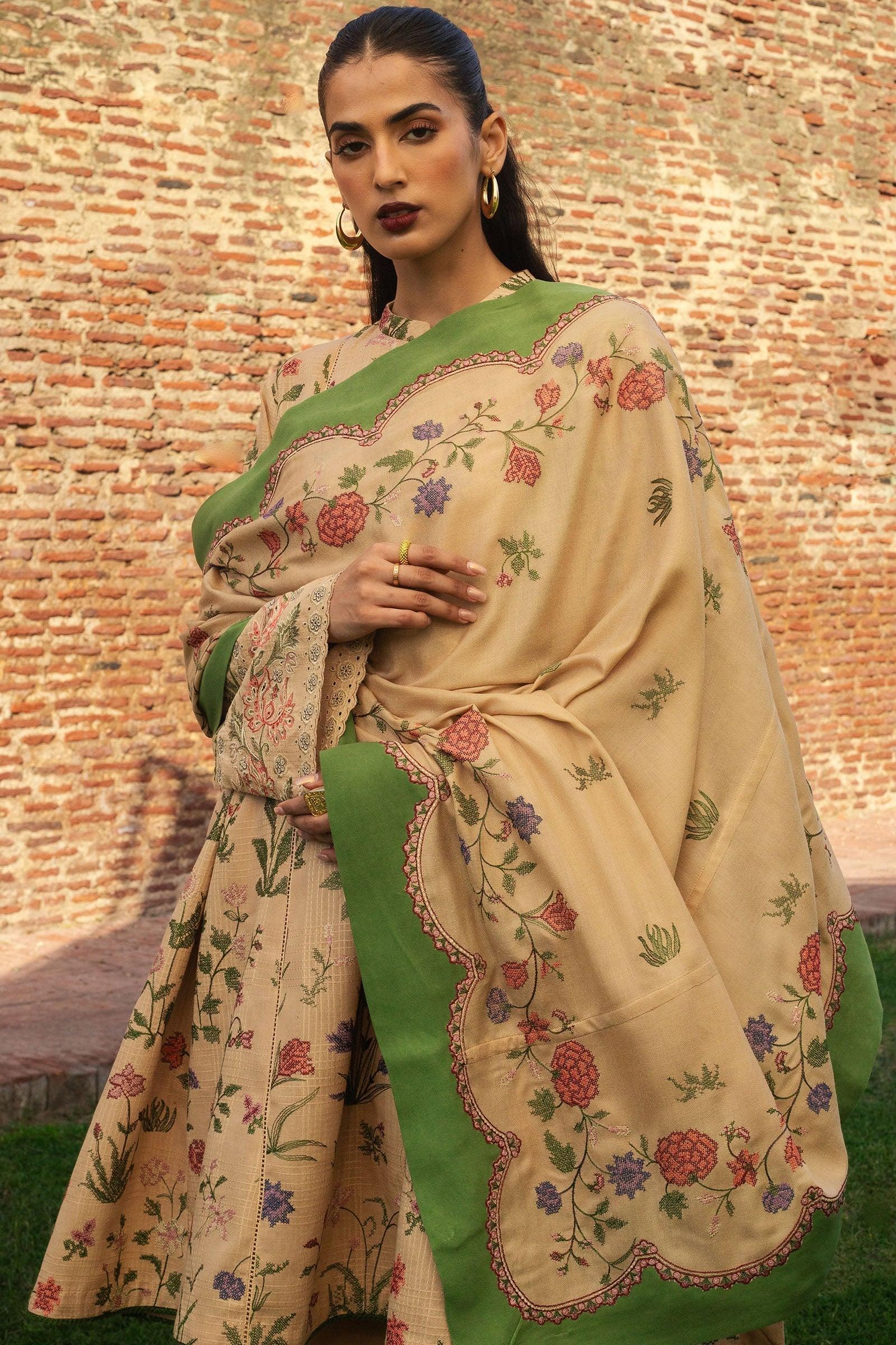Zara Shahjahan | Winter 24 |  NEGAH-D3 - Rang-e-Khaas