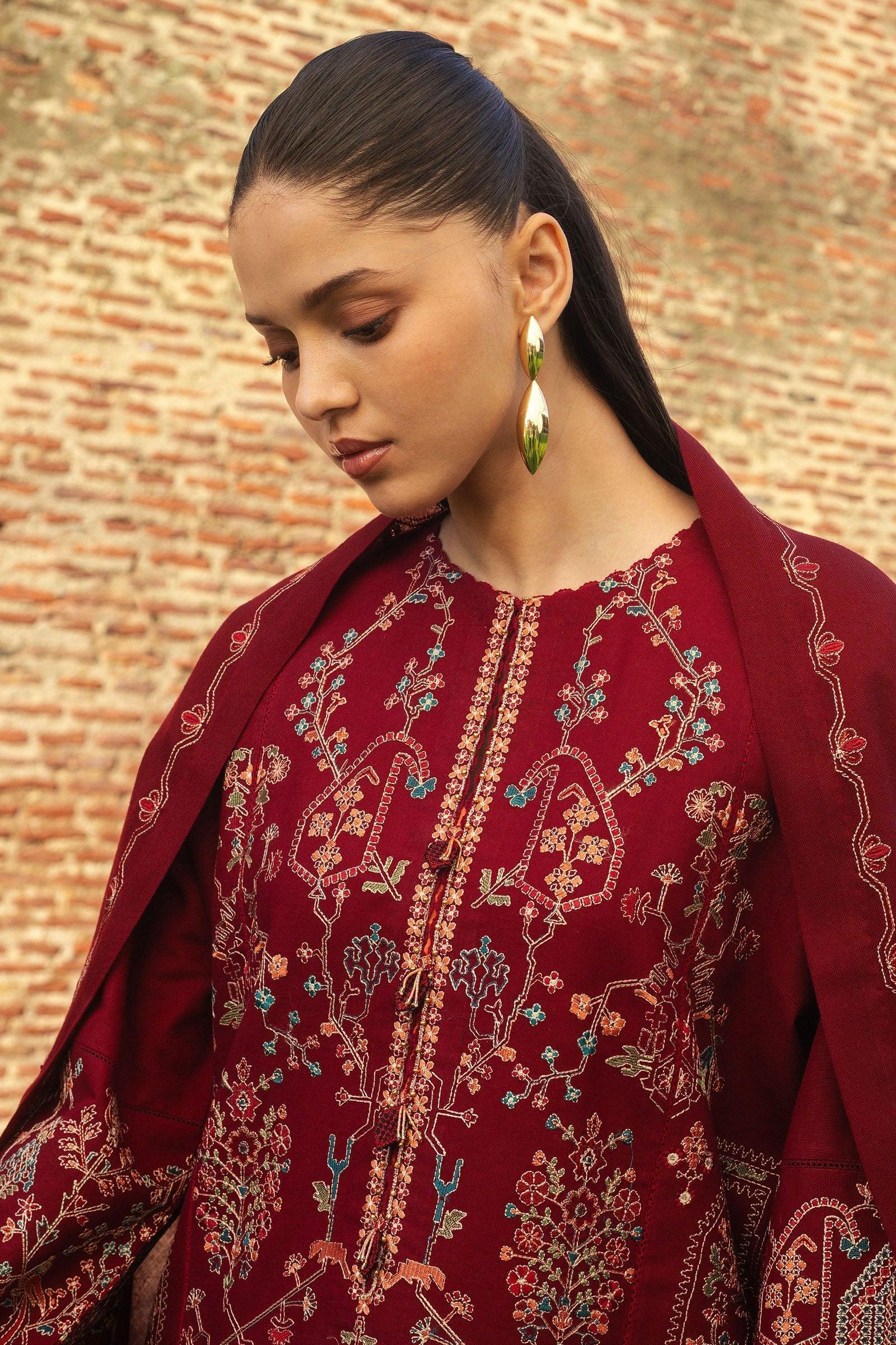 Zara Shahjahan | Winter 24 |  RAHA-D8 - Rang-e-Khaas