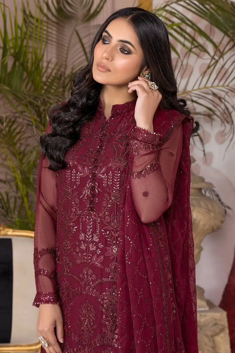 Zarif | Afreen Formals | ZA 04 MULBERRY - Rang-e-Khaas