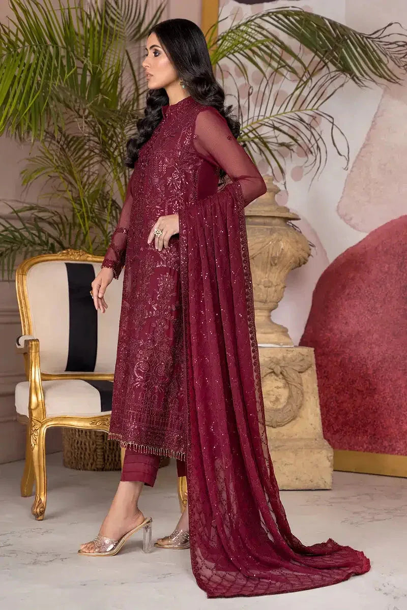 Zarif | Afreen Formals | ZA 04 MULBERRY - Rang-e-Khaas