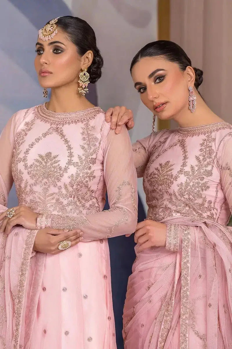 Zarif | Afreen Formals | ZA 06 FRENCH ROSE - Rang-e-Khaas