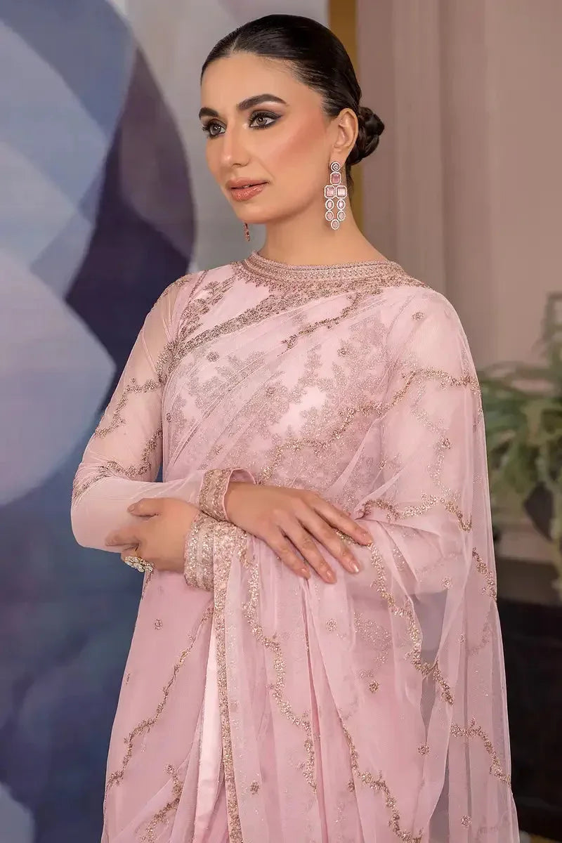 Zarif | Afreen Formals | ZA 06 FRENCH ROSE - Rang-e-Khaas