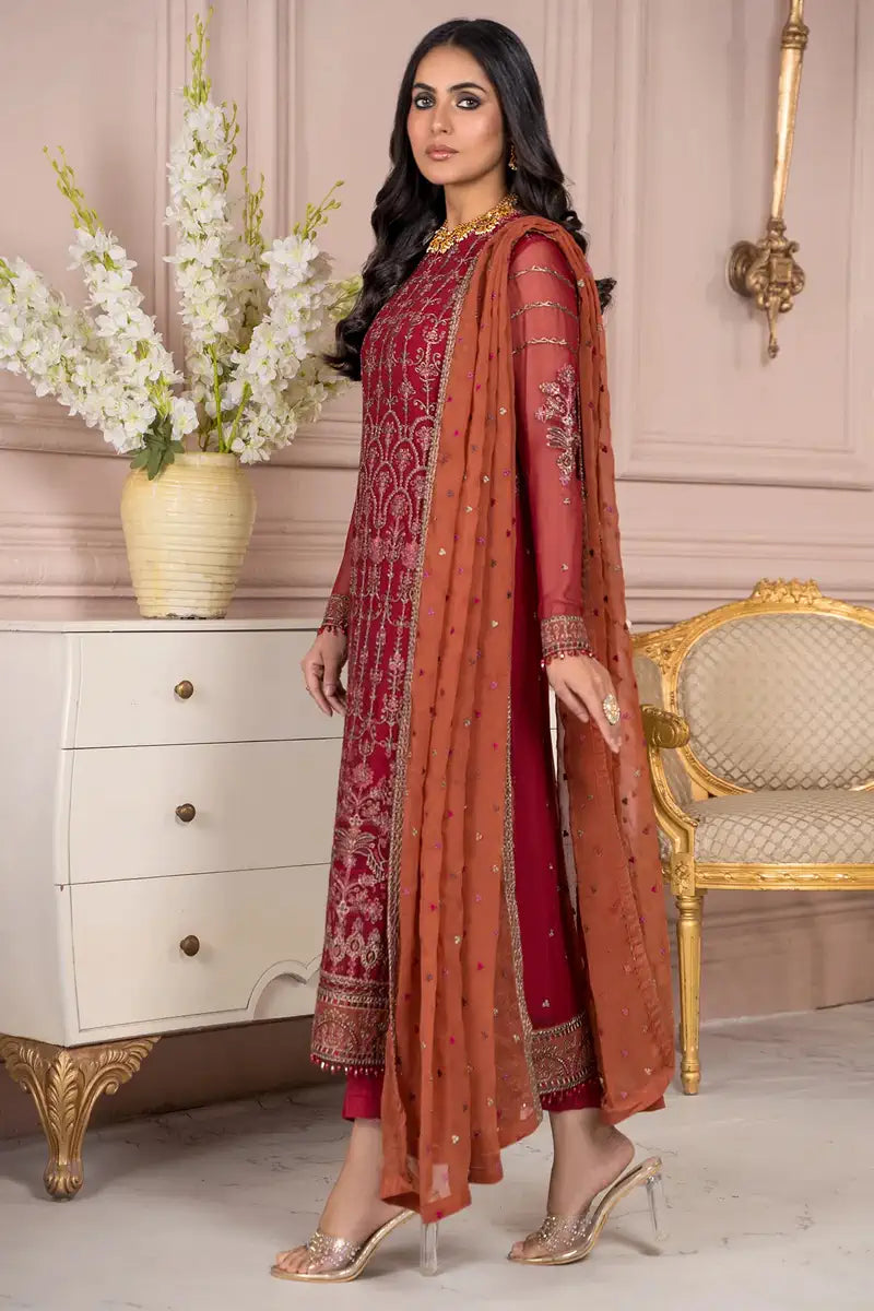 Zarif | Afreen Formals | ZA 08 GARNET - Rang-e-Khaas