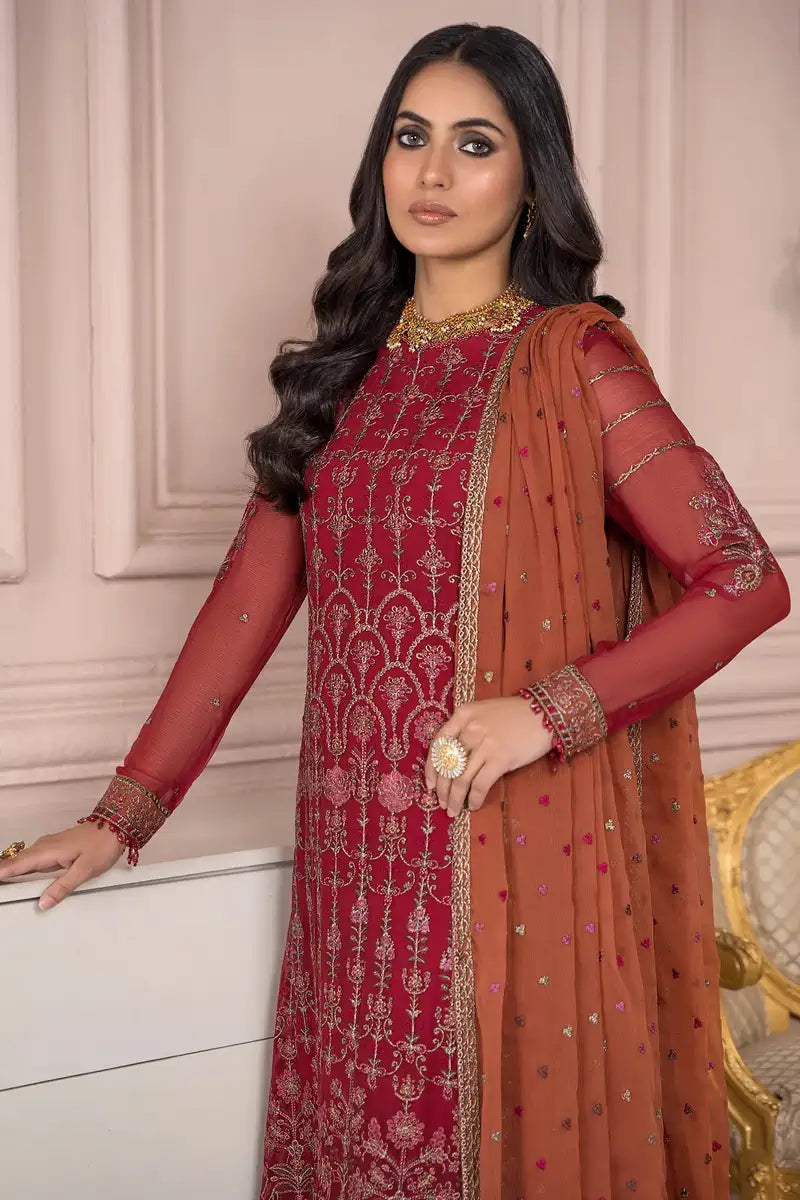 Zarif | Afreen Formals | ZA 08 GARNET - Rang-e-Khaas