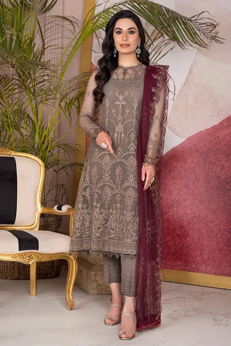 Zarif | Afreen Formals | ZA 10 DOVE - Rang-e-Khaas
